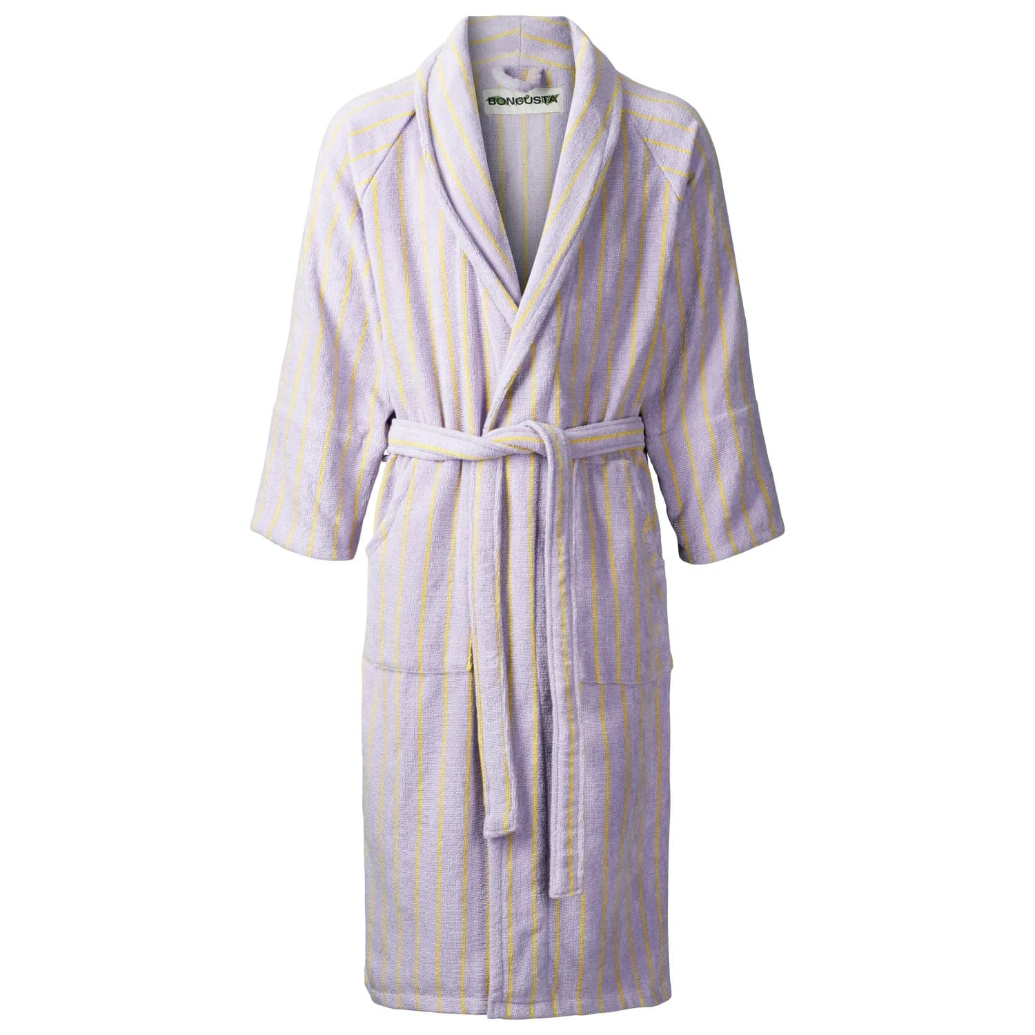 Халат Bongusta Naram Bathrobe - Lilac / Neon Yellow