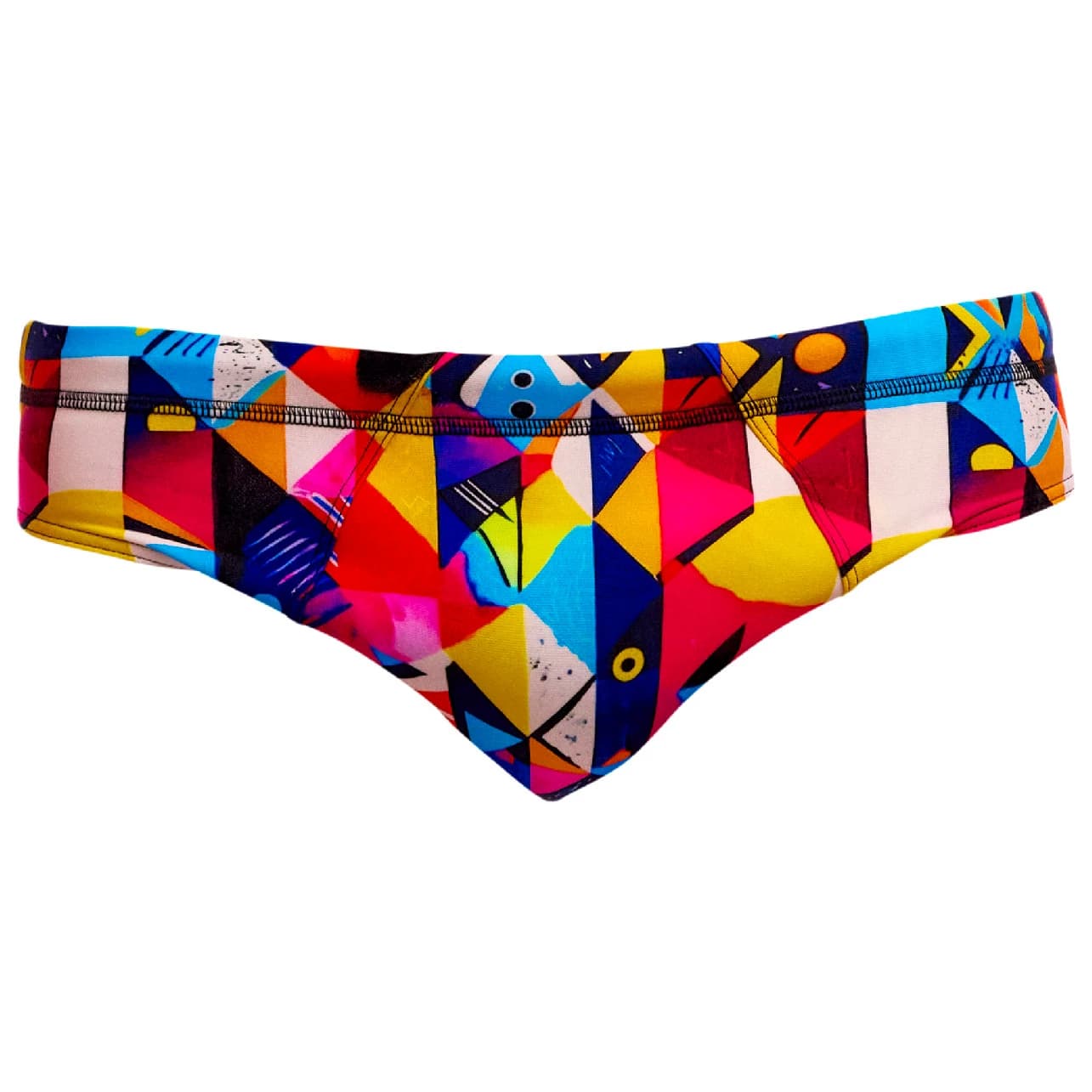 Мъжки бански слипове Funky Trunks Seamed Briefs Swim brief - Broken Blox