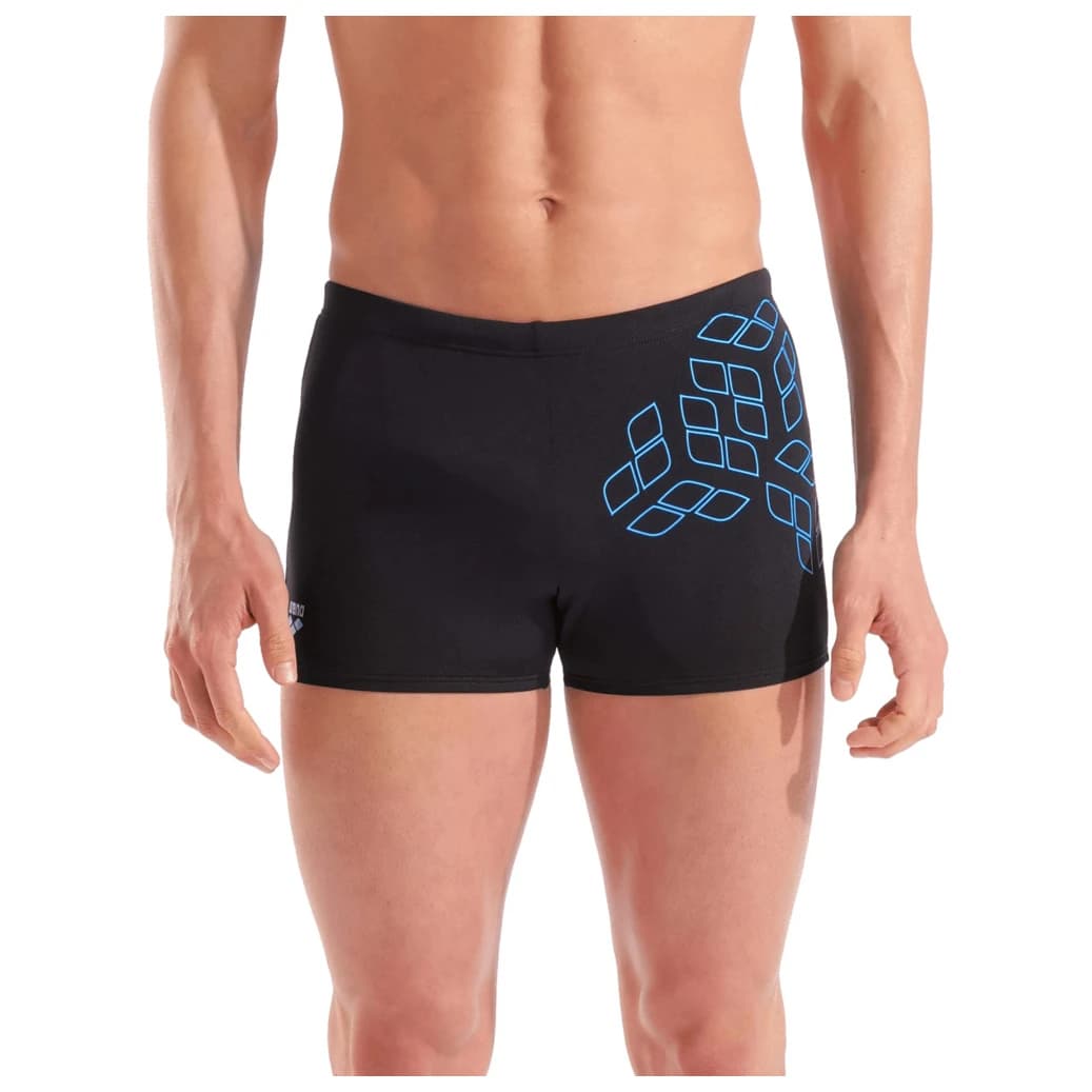 Мъжки бански слипове Arena Kikko Graphic Swim Short Swim brief - Black / Turquoise