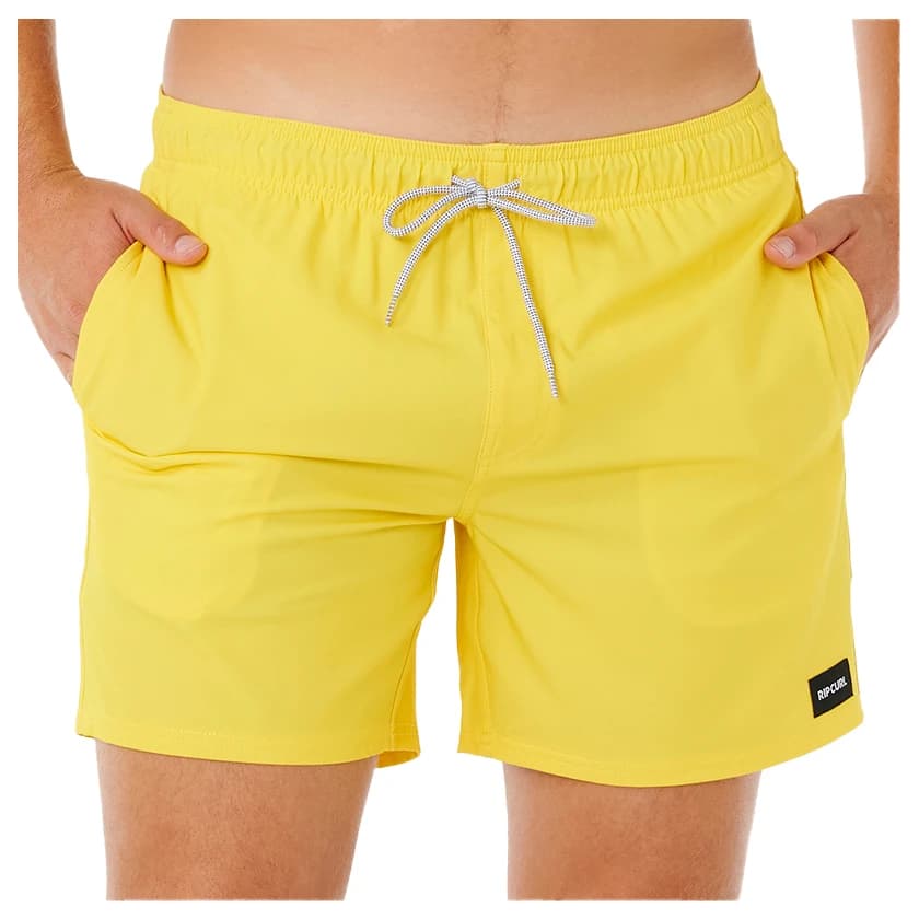 Мъжки бански слипове Rip Curl Offset Daily Volley Swim brief - Blazing Yellow