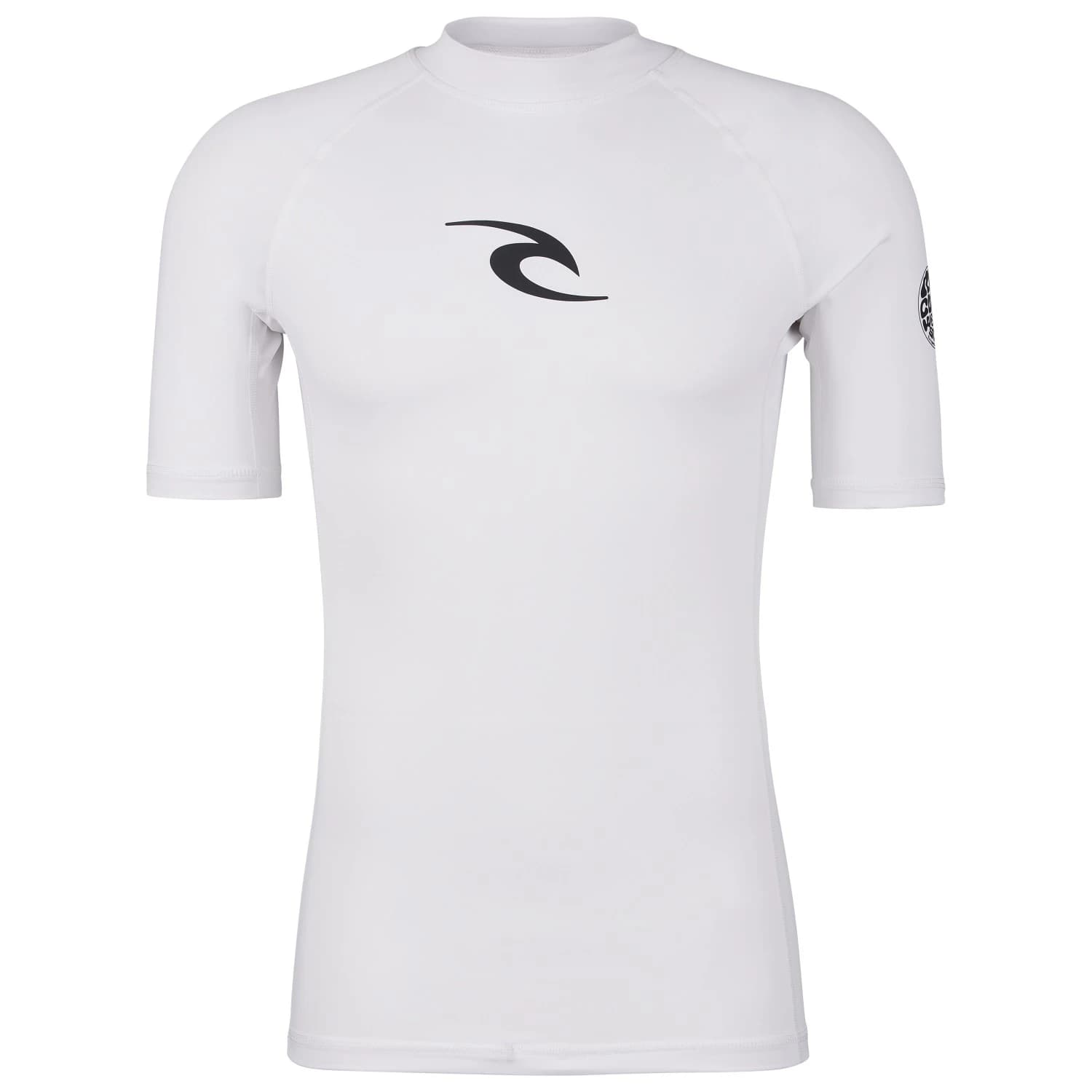 Мъжка плажна тениска от ликра Rip Curl Waves UPF Perf S/S Lycra - White
