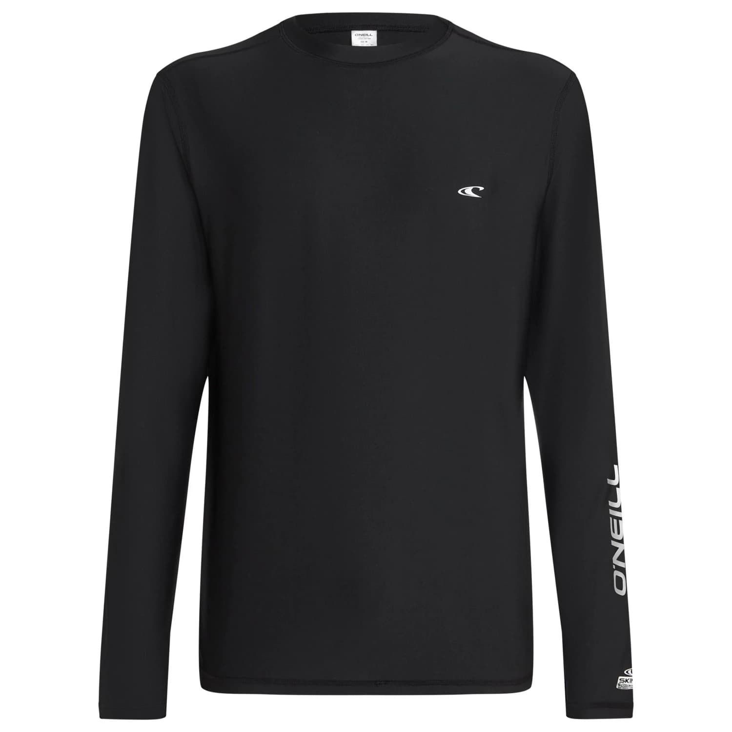 Мъжка плажна тениска от ликра O'Neill Skins L/S Lycra - Black Out