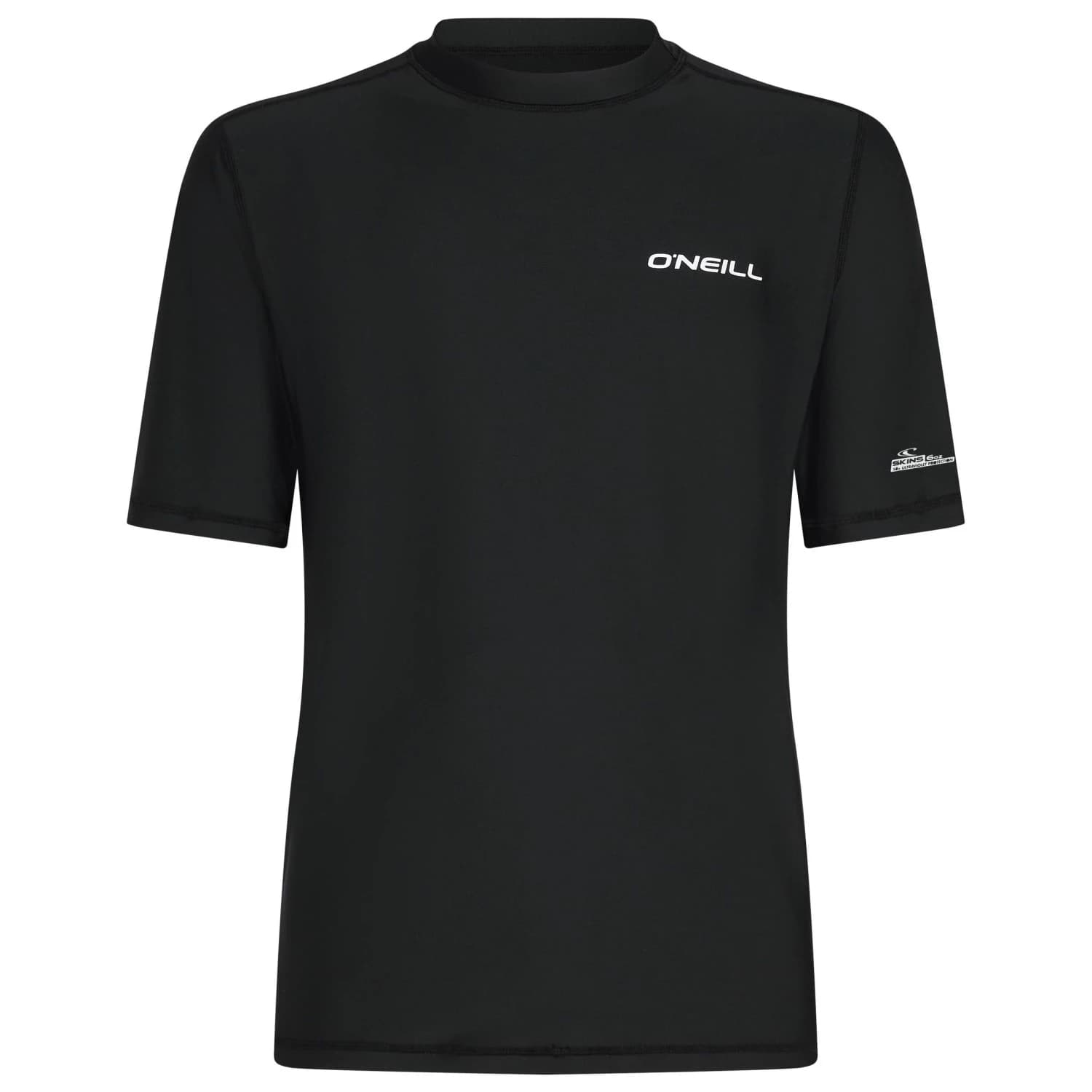 Мъжка плажна тениска от ликра O'Neill Skins S/S Lycra - Black Out