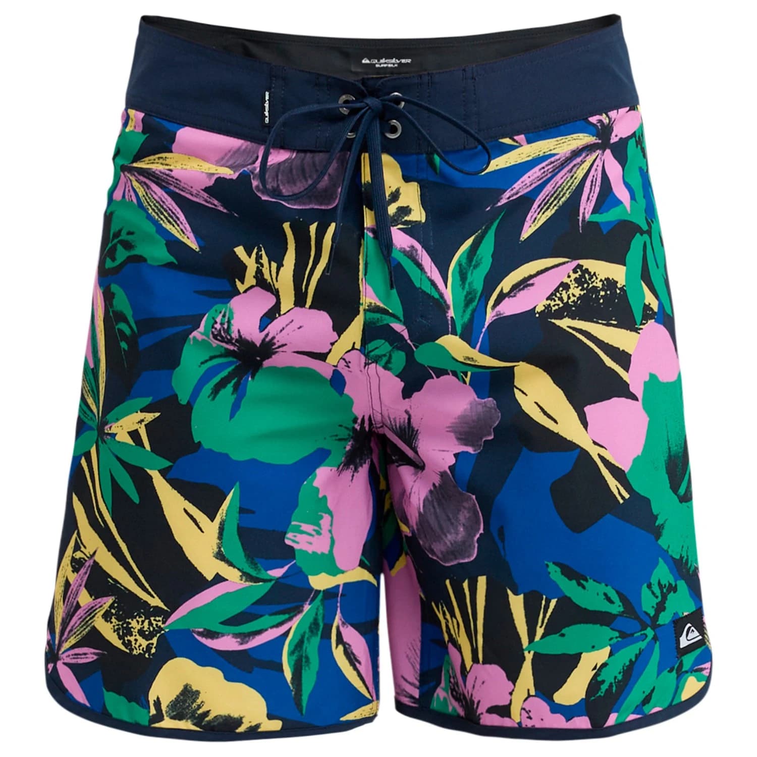 Бордшорт Quiksilver Surfsilk Scallop 18'' Boardshorts - Dark Navy Interact Floral
