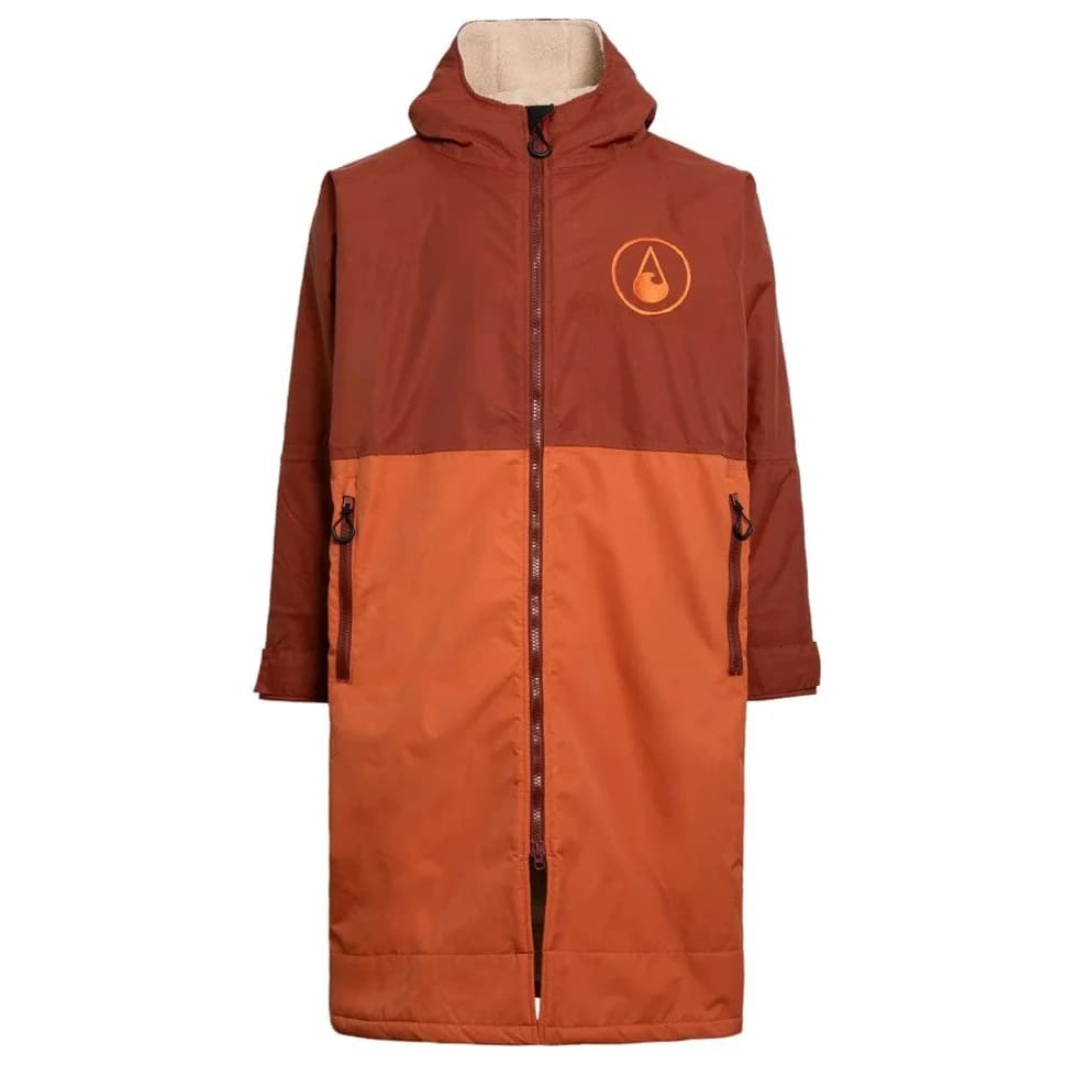 Пончо за сърф Wave Hawaii Storm Robe Yukon Surf poncho - Red