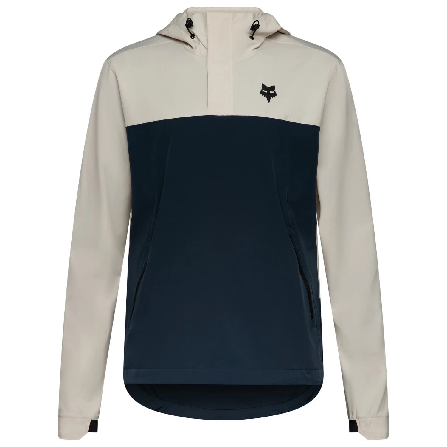 Мъжко ветрозащитно яке за колоездене FOX Racing Ranger Wind Pullover Cycling jacket - Chalk
