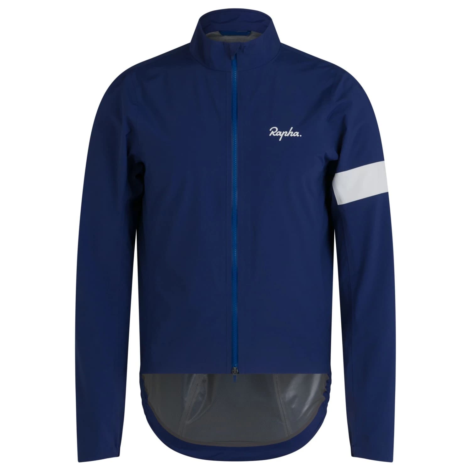 Мъжко водоустойчиво яке за колоездене Rapha Core Rain Jacket Cycling jacket - Navy / White