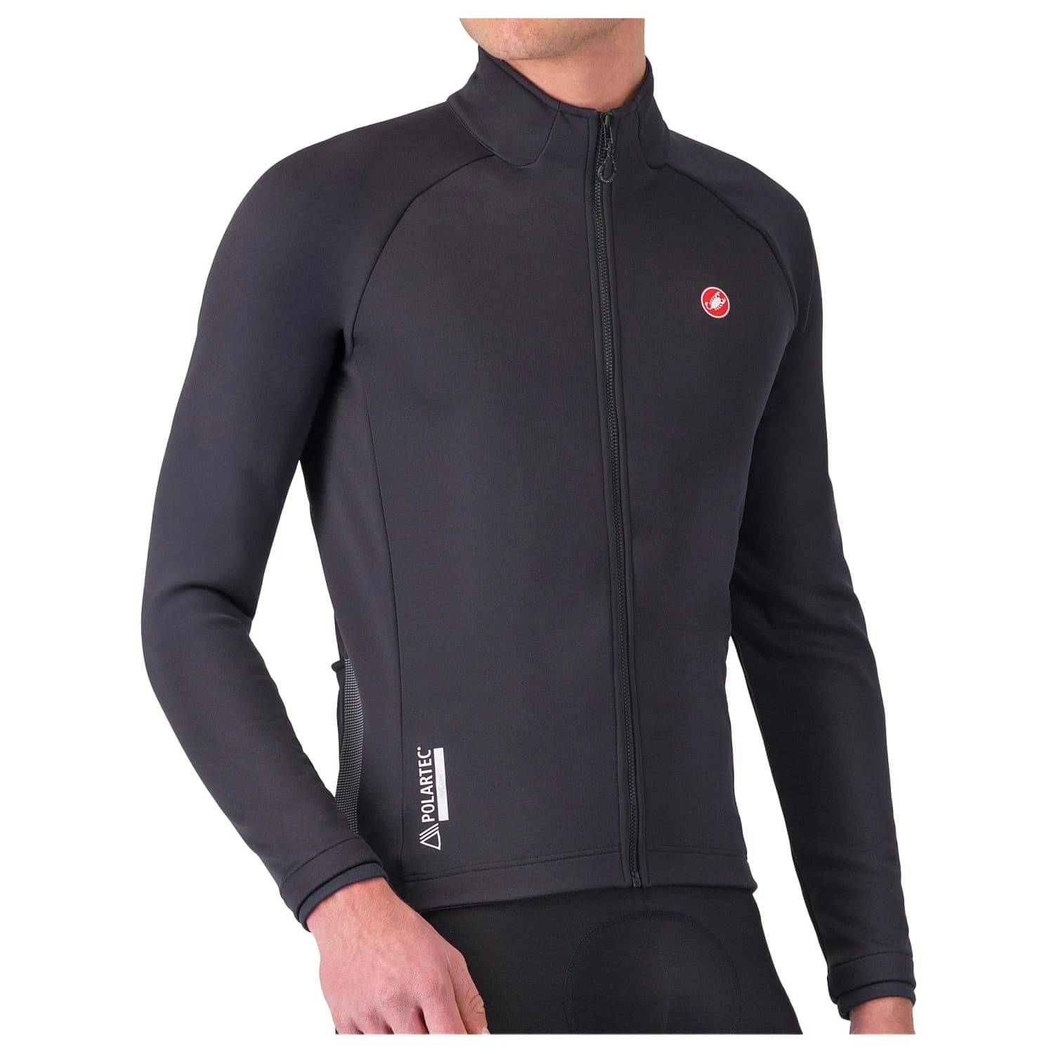 Мъжко ветрозащитно яке за колоездене Castelli Competizione Jacket Cycling jacket - Light Black