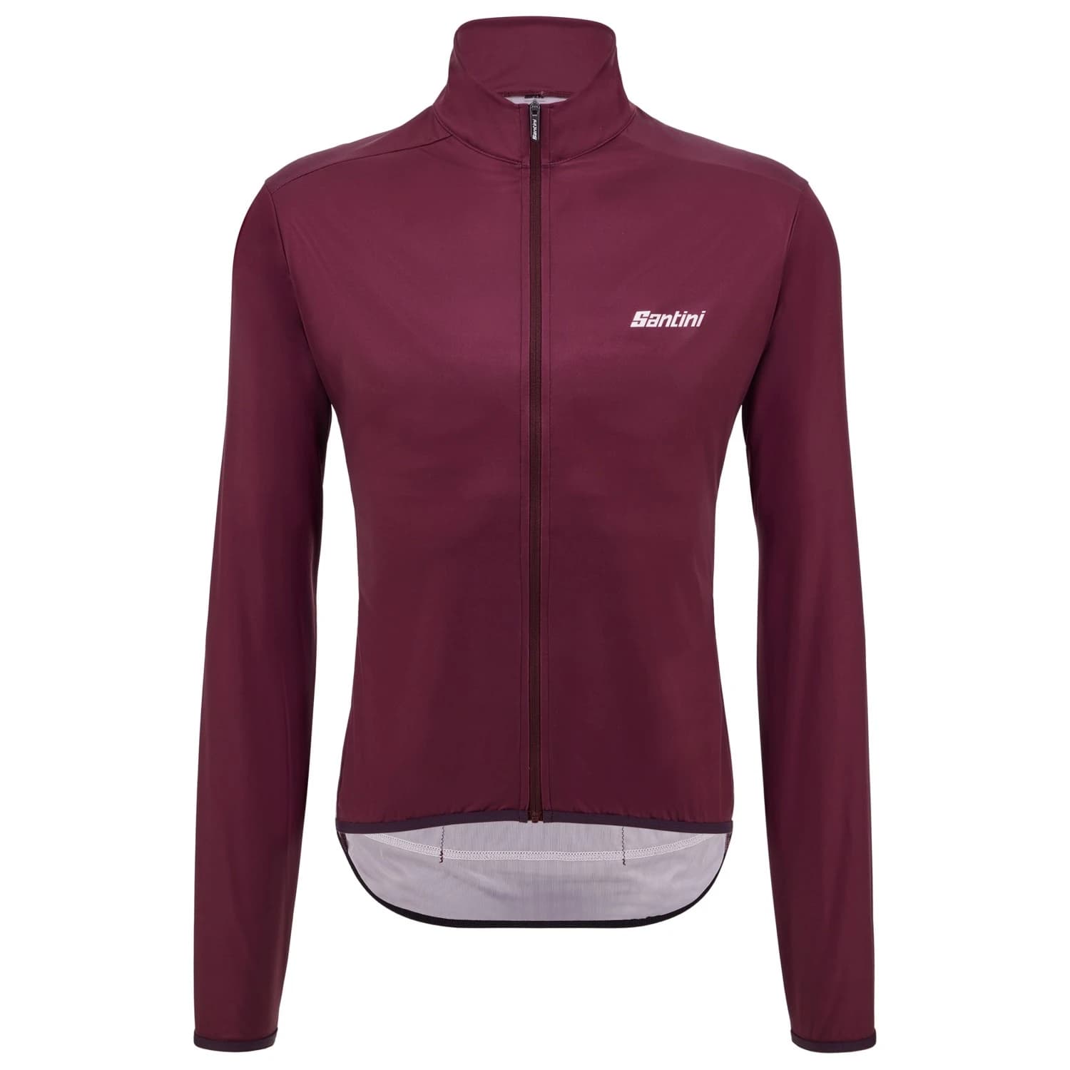 Ветрозащитно яке за колоездене Santini Packable Windbreaker Cycling jacket - Burgundy