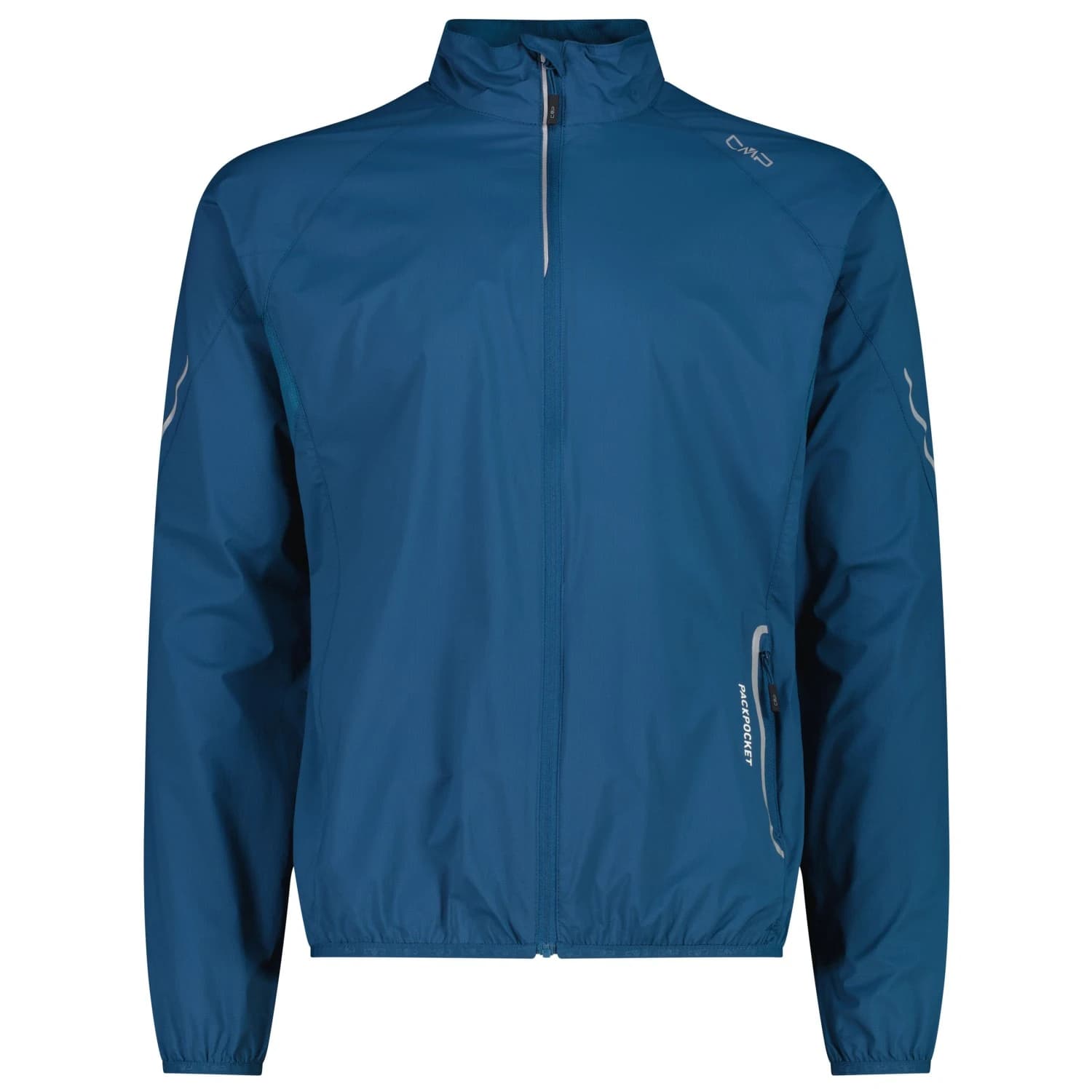 Мъжко ветрозащитно яке за колоездене CMP Reflective Jacket Cycling jacket - Petroleum