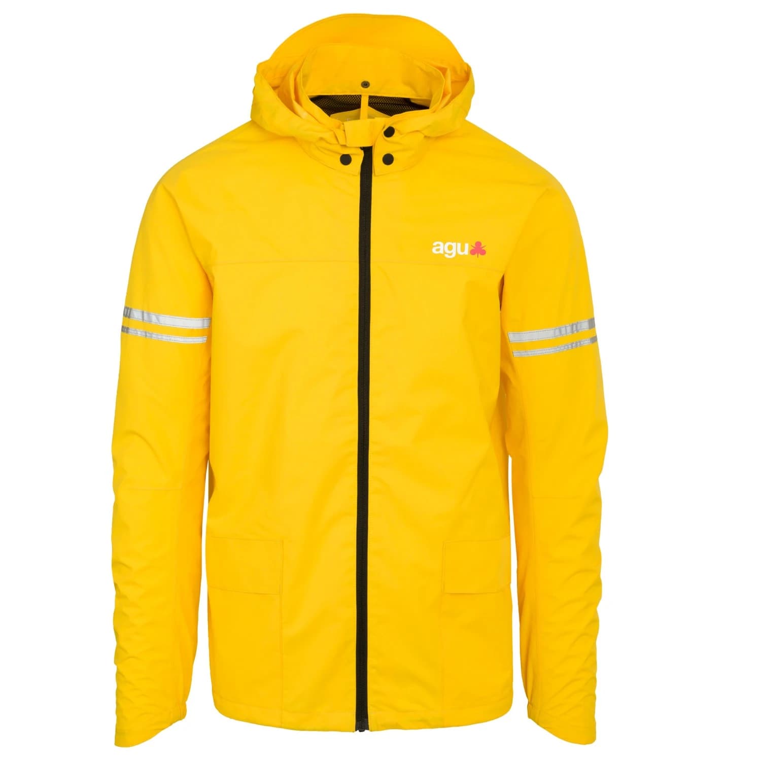 Водоустойчиво яке за колоездене AGU Original II Rain Jacket Essential Cycling jacket - Black & Yellow
