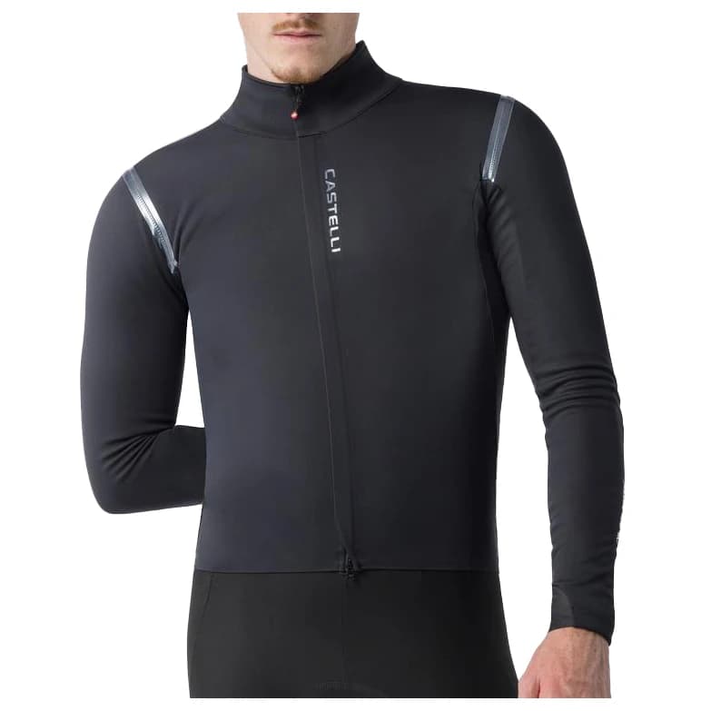 Мъжко ветрозащитно яке за колоездене Castelli Perfetto 4 Jacket Cycling jacket - Black