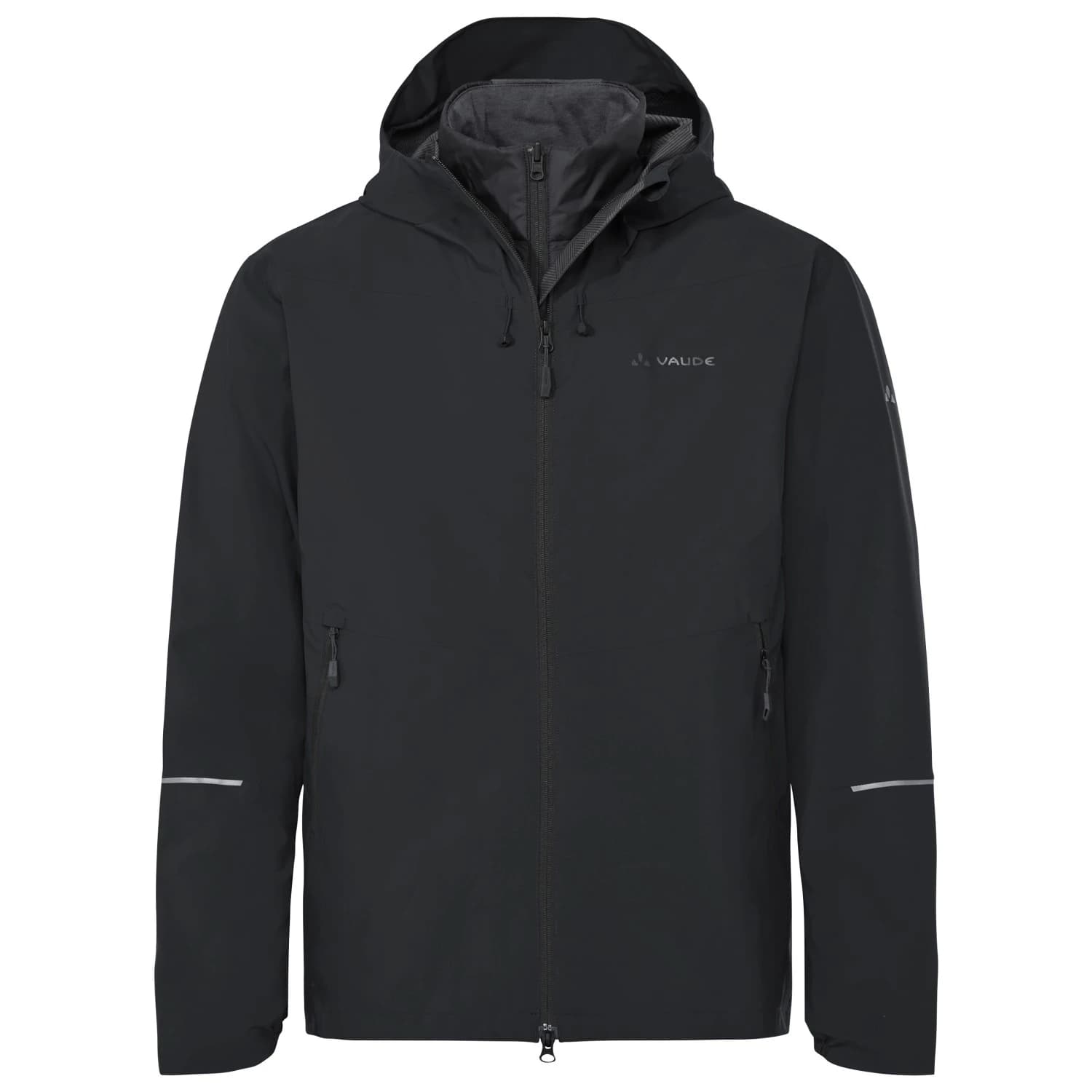 Водоустойчиво яке за колоездене Vaude Yaras 3In1 Jacket II Cycling jacket - Black