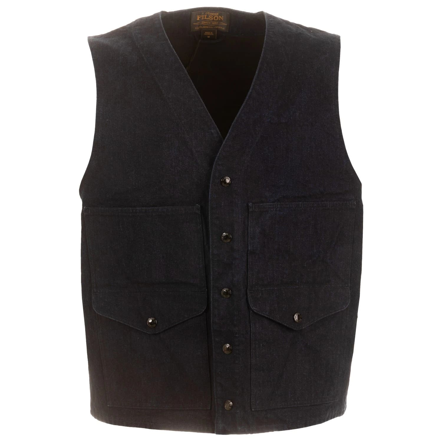 Мъжки тренировъчен елек Filson Dry Tin Indigo Vest Casual vest - Indigo