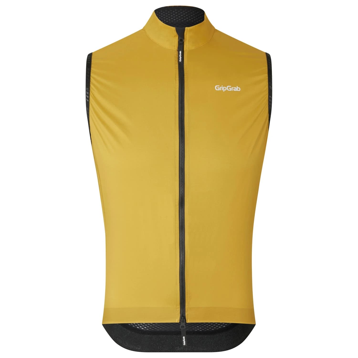 Мъжки елек за колоездене Gripgrab PACR Windproof Lightweight Vest Cycling vest - Mustard Yellow