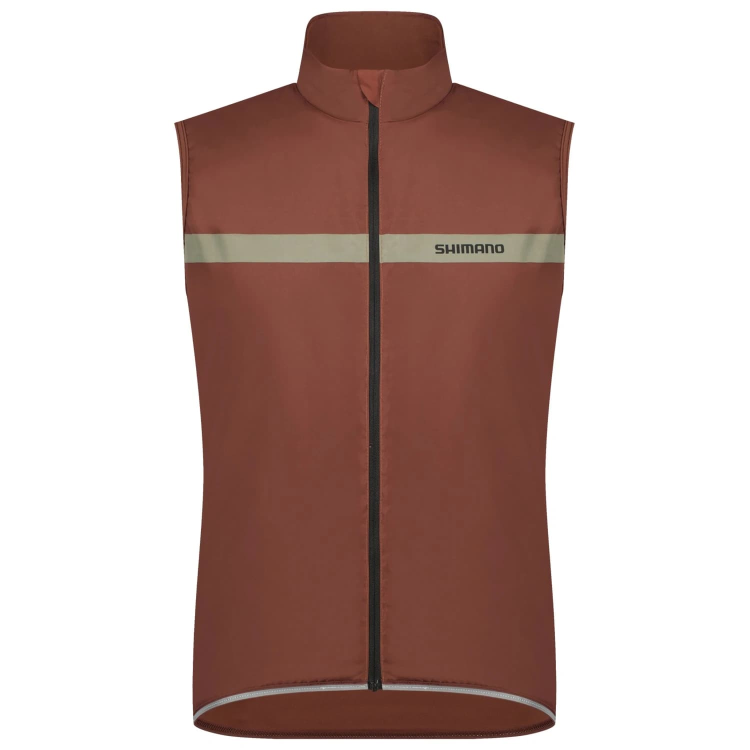 Елек за колоездене Shimano Evolve Wind Vest Insulated Cycling vest - Mirror Brown