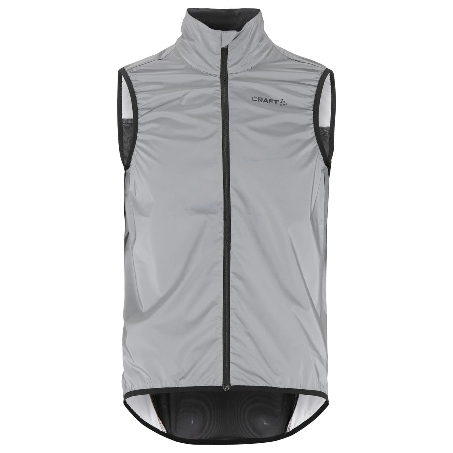 Елек за колоездене Craft Adv Essence Lumen Wind Vest Cycling vest - Silver Reflective / Black
