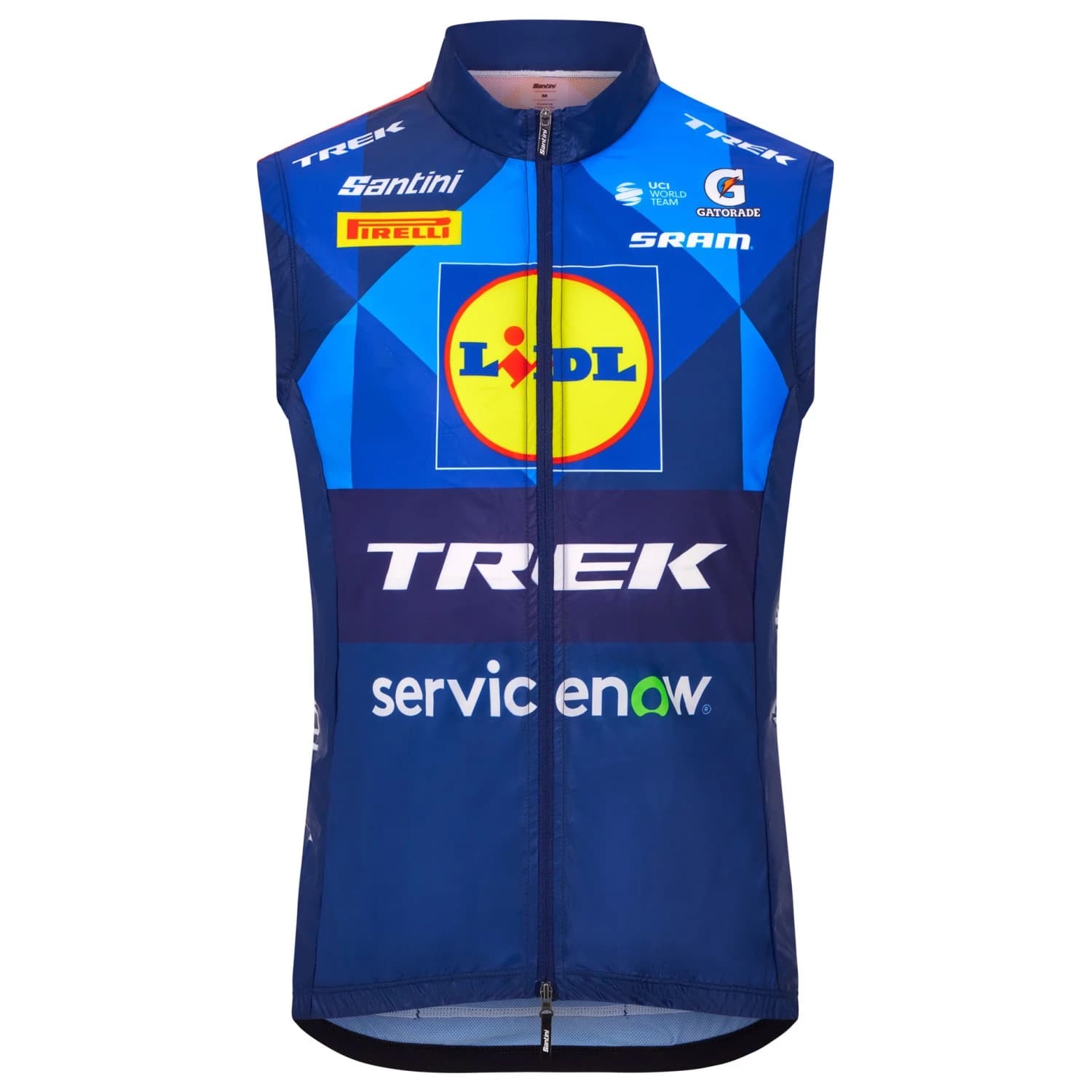 Елек за колоездене Santini Lidl Trek Wind Vest Cycling vest - Print