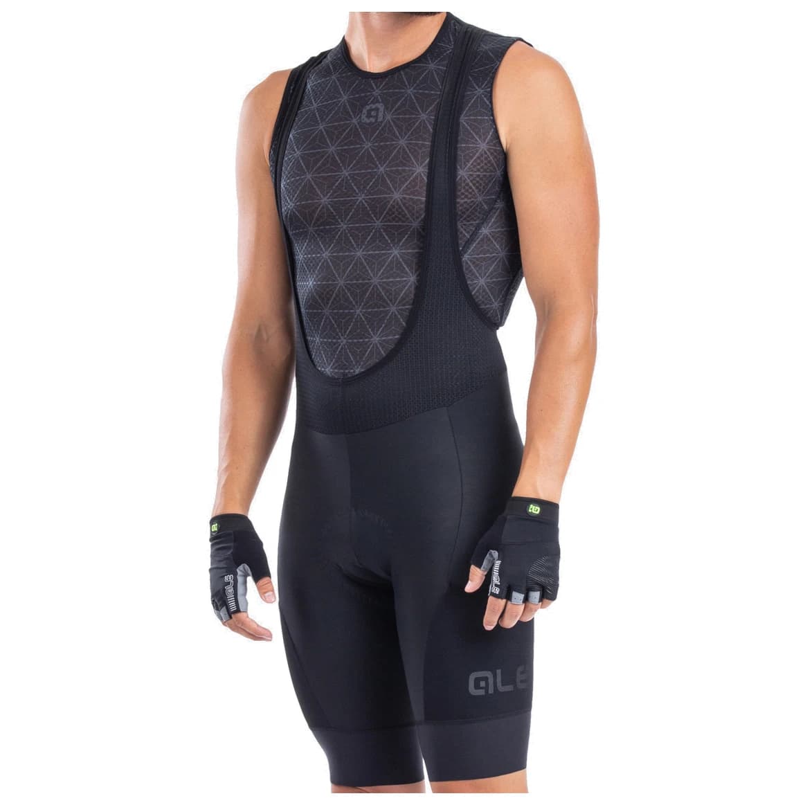 Мъжки клин за колоездене Alé Stones Cargo Bibshorts Cycling bottoms - Black