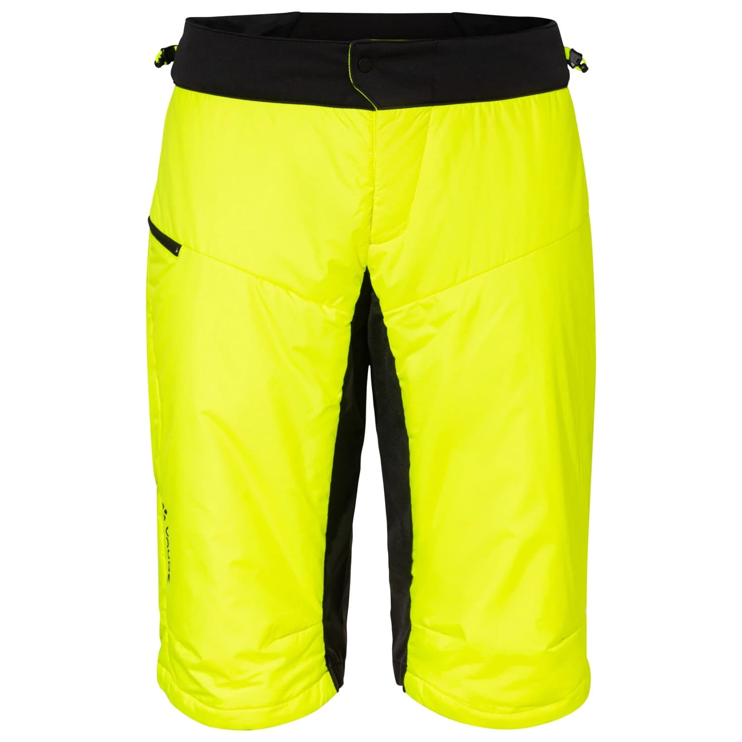 Мъжки водоустойчив панталон за колоездене Vaude Minaki Shorts IV Cycling bottoms - Neon Yellow