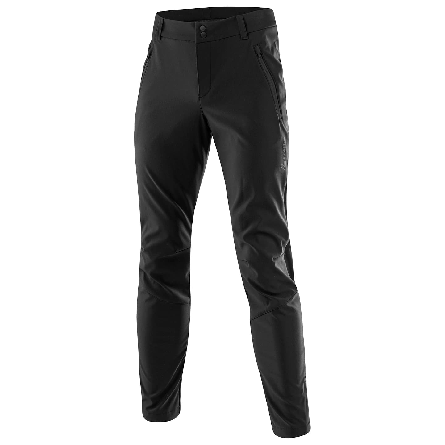 Мъжки дълъг панталон за колоездене Löffler Bike Pants Alaska ASW Cycling bottoms - Black