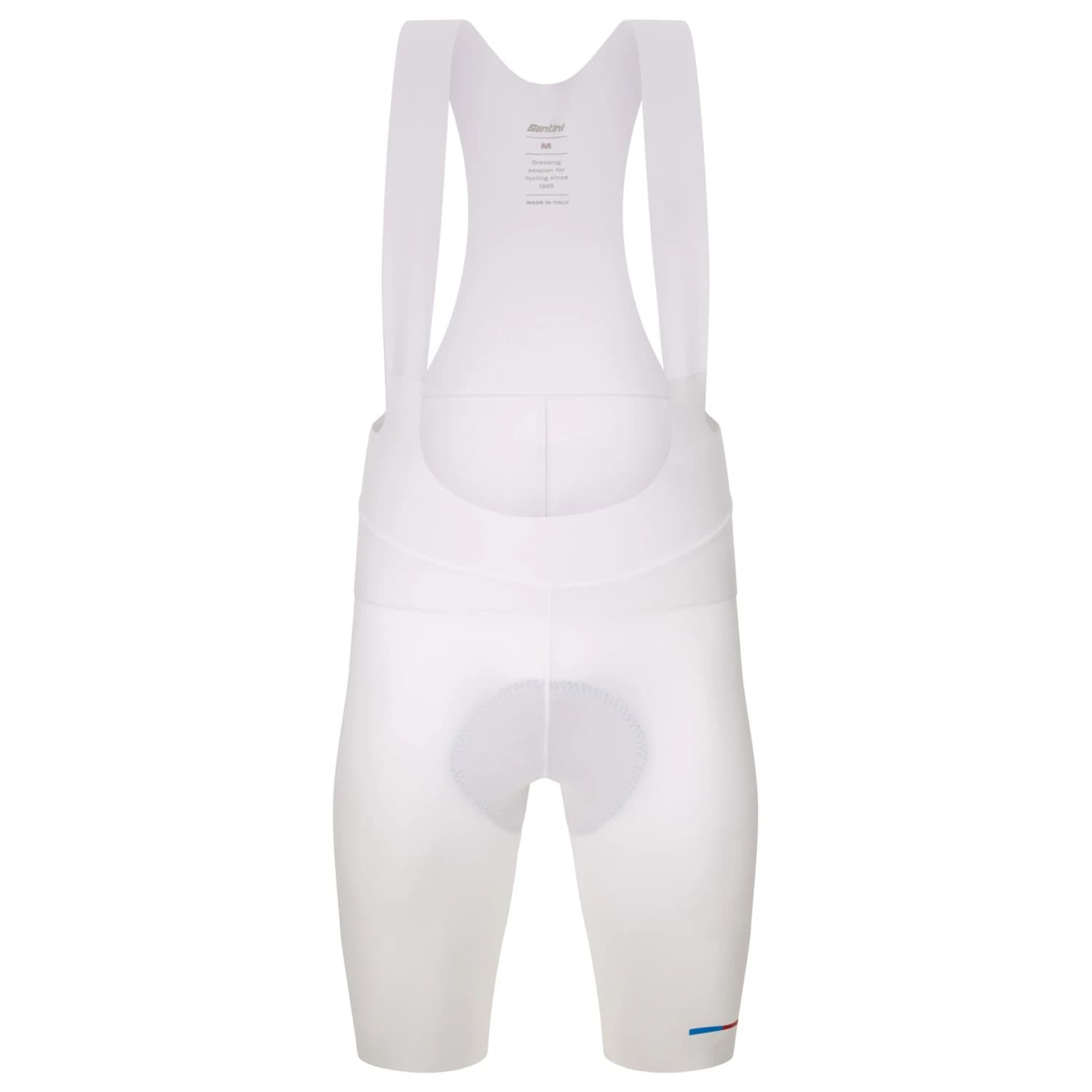 Мъжки клин за колоездене Santini UCI World Champion Bib Shorts Mondo Cycling bottoms - Bianco