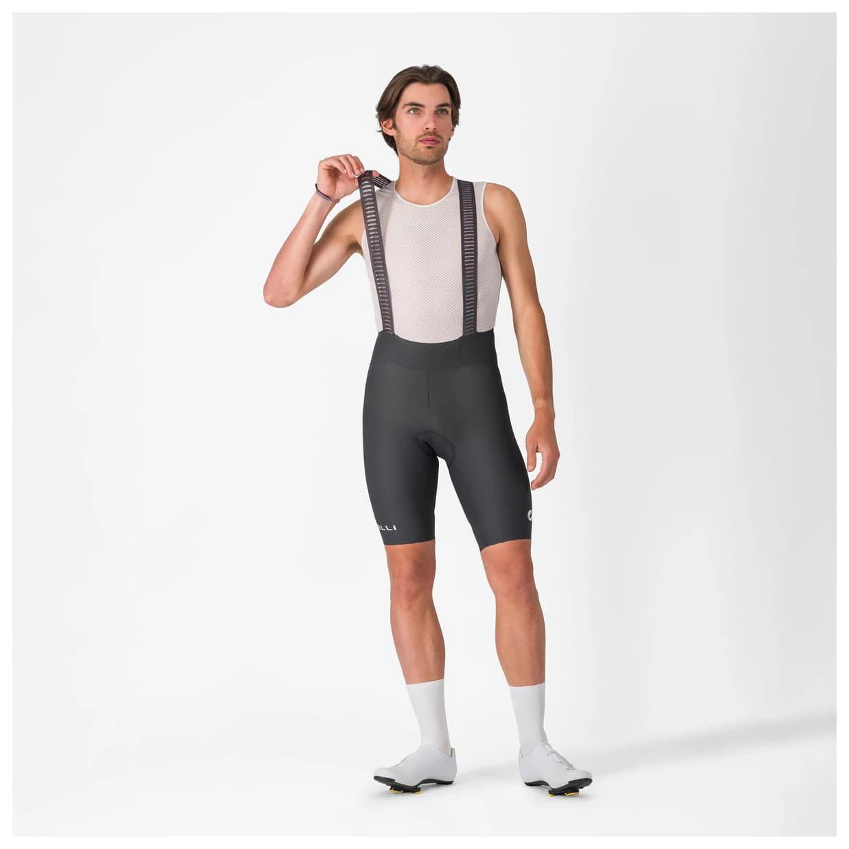Мъжки клин за колоездене Castelli Espresso 2 Bibshort Cycling bottoms - Dark Gray