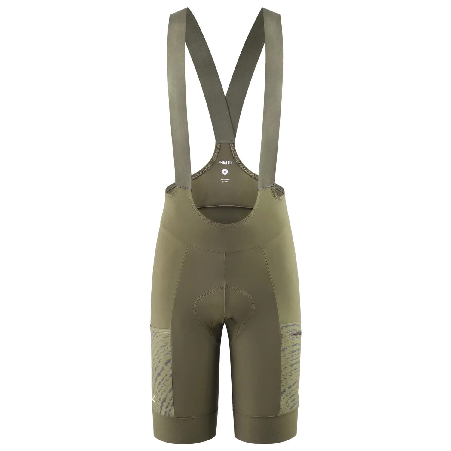 Мъжки клин за колоездене Pedaled Odyssey Bib Short Cycling bottoms - Military Green