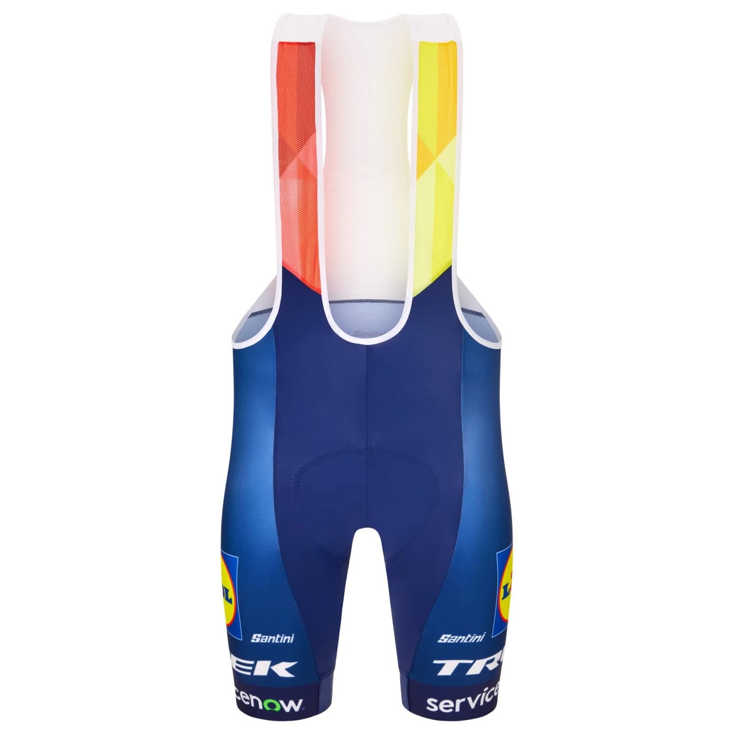 Мъжки клин за колоездене Santini Lidl Trek Bib Shorts Cycling bottoms - Marine
