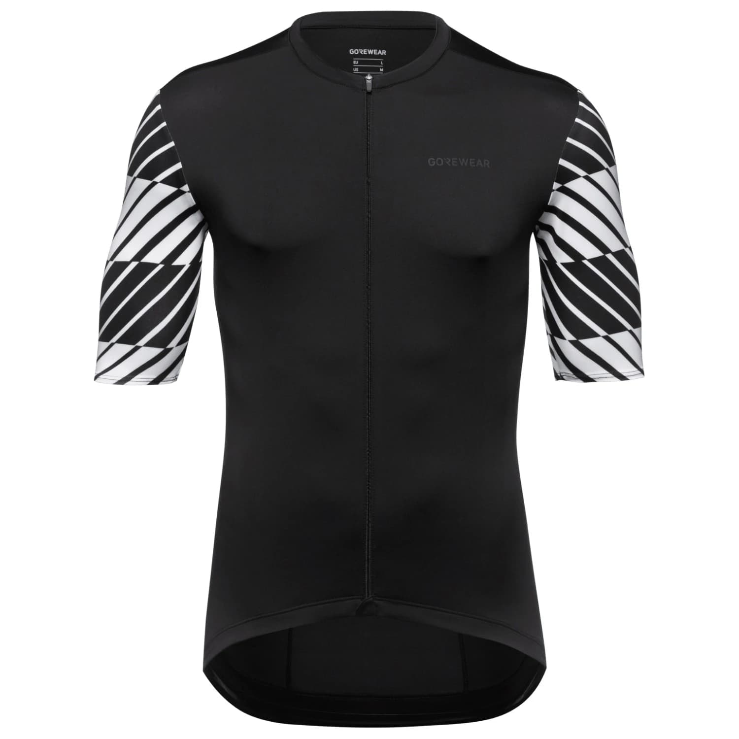 Мъжки клин за колоездене GORE Wear Swiftride Optical Jersey Cycling jersey - Black / White