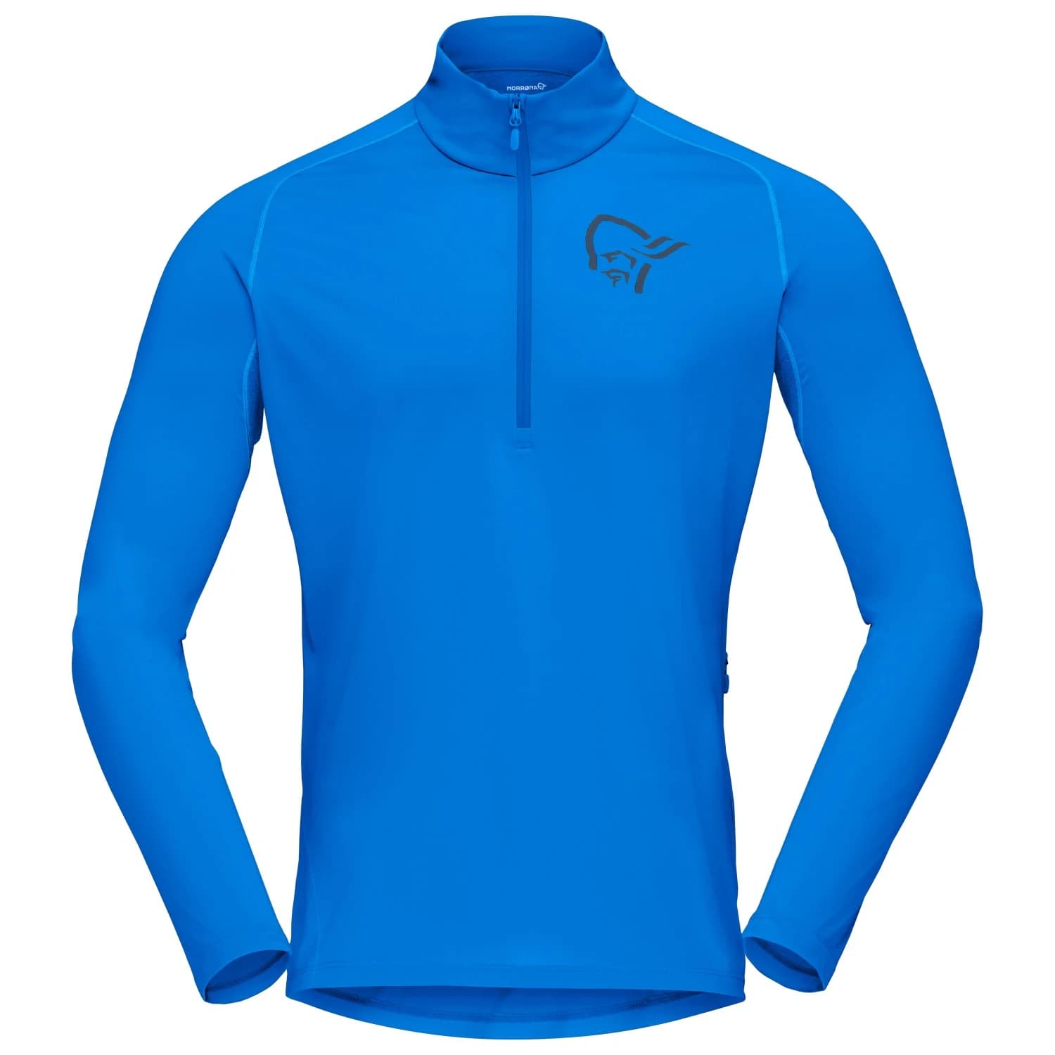 Мъжка фланелка с дълъг ръкав за колоездене Norrøna Fjørå Equaliser Long Sleeve Zip Top Cycling jersey - Skydiver