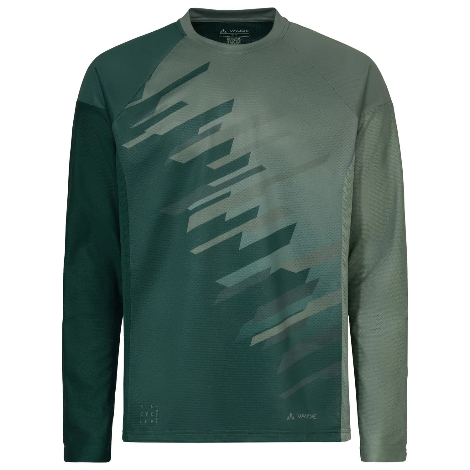 Мъжка фланелка с дълъг ръкав за колоездене Vaude Moab L/S T-Shirt VI Cycling jersey - Deep Pond