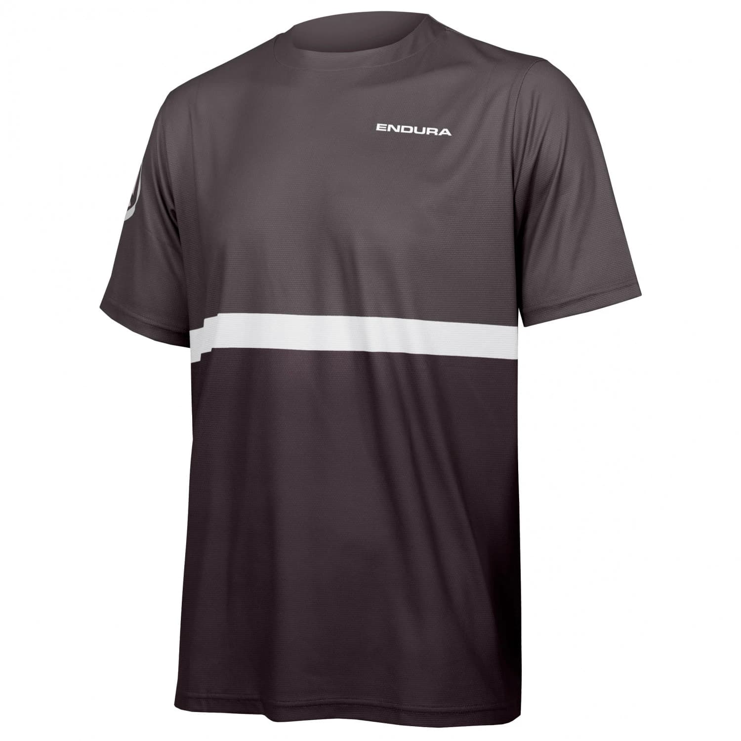 Мъжка фланелка с къс ръкав за колоездене Endura Singletrack Core T-Shirt II Cycling jersey - Black
