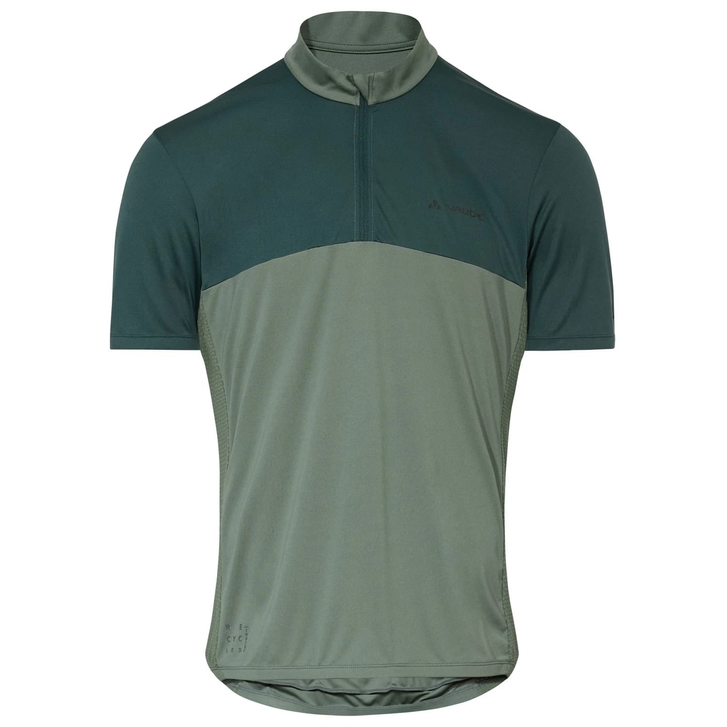 Мъжка фланелка с къс ръкав за колоездене Vaude Matera Half Zip Tricot Cycling jersey - Deep Pond