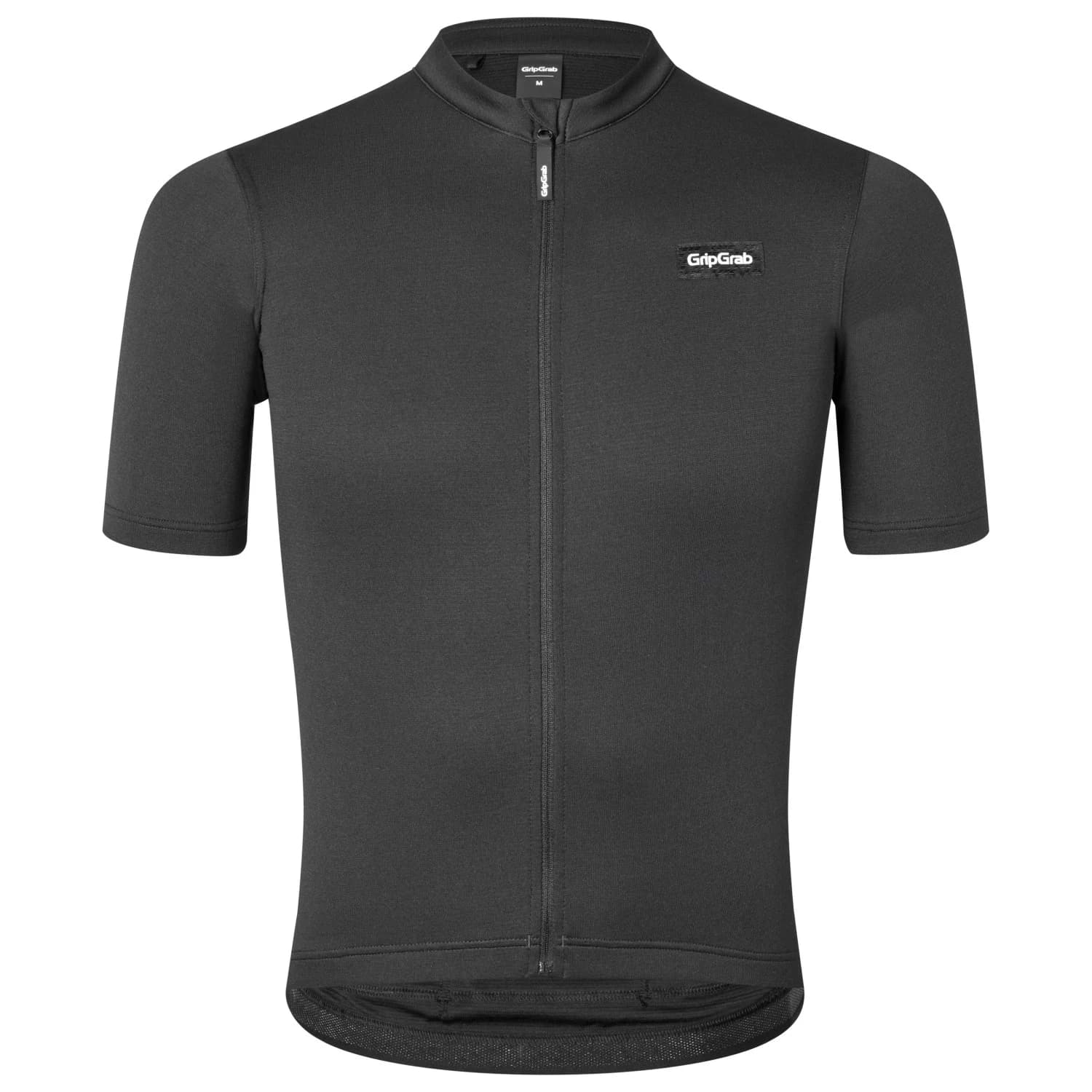 Мъжка фланелка с къс ръкав за колоездене Gripgrab EXPLR Merinotech Short Sleeve Jersey Cycling jersey - Black