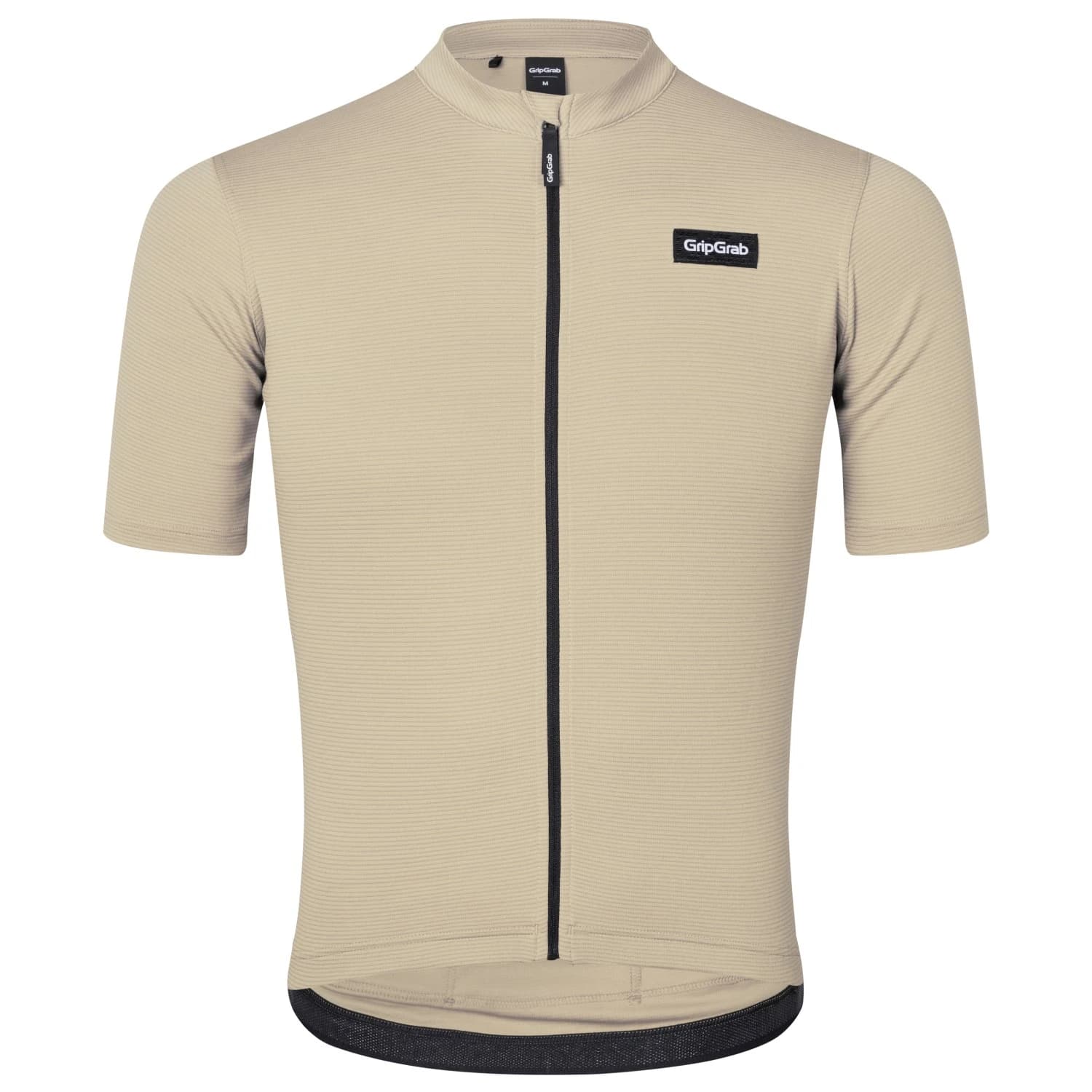 Мъжка фланелка с къс ръкав за колоездене GripGrab EXPLR Merinotech Short Sleeve Jersey Cycling jersey - Beige