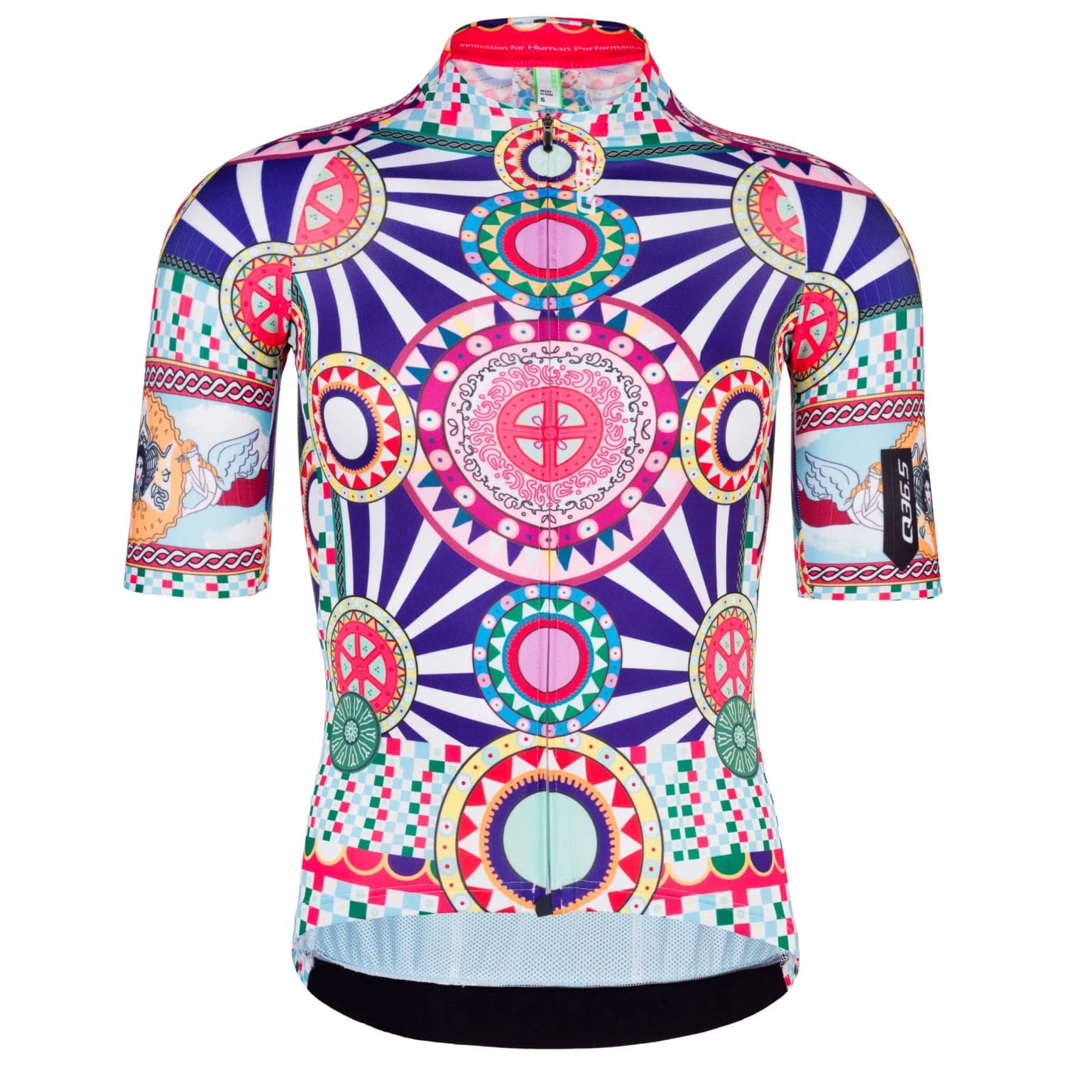 Фланелка с къс ръкав за колоездене Q36.5 R2 Pure Sicily Cycling jersey - Purple