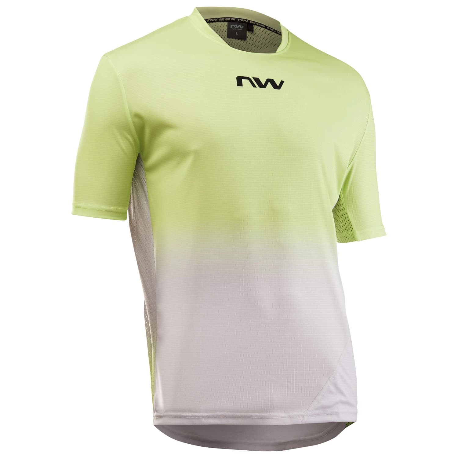 Мъжка фланелка с къс ръкав за колоездене Northwave Edge 2 Jersey Short Sleeve Cycling jersey - Cool Matcha / Light Grey