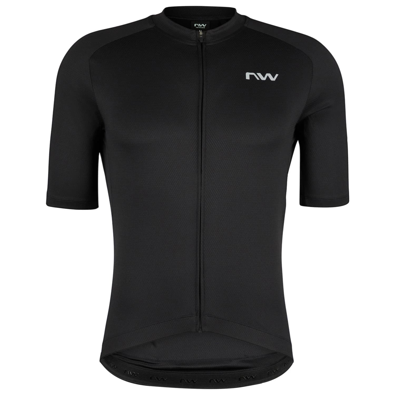 Мъжка фланелка с къс ръкав за колоездене Northwave Force 2 Jersey Short Sleeve Cycling jersey - Black