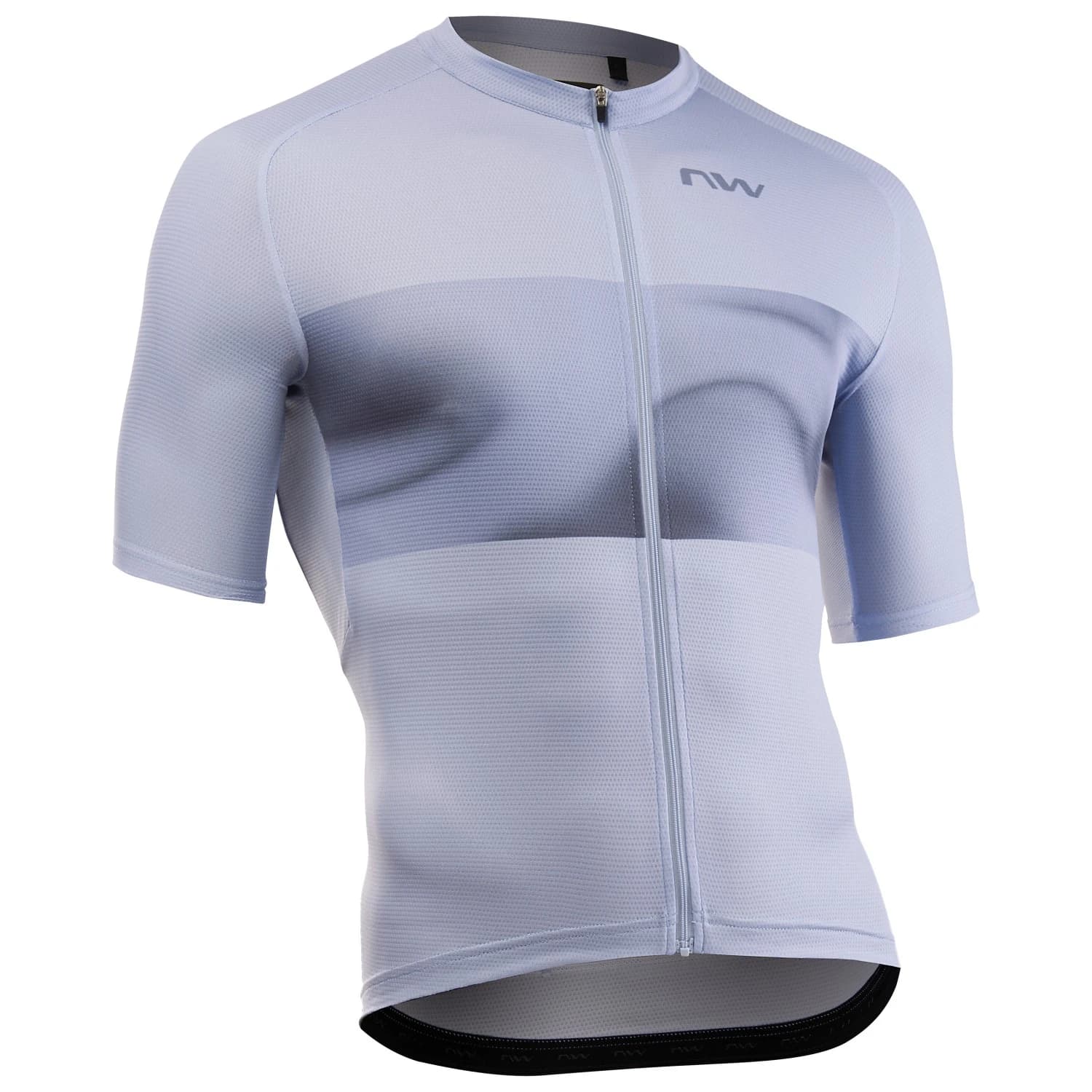 Мъжка фланелка с къс ръкав за колоездене Northwave Force Evo Jersey Short Sleeve Cycling jersey - Ice Grey