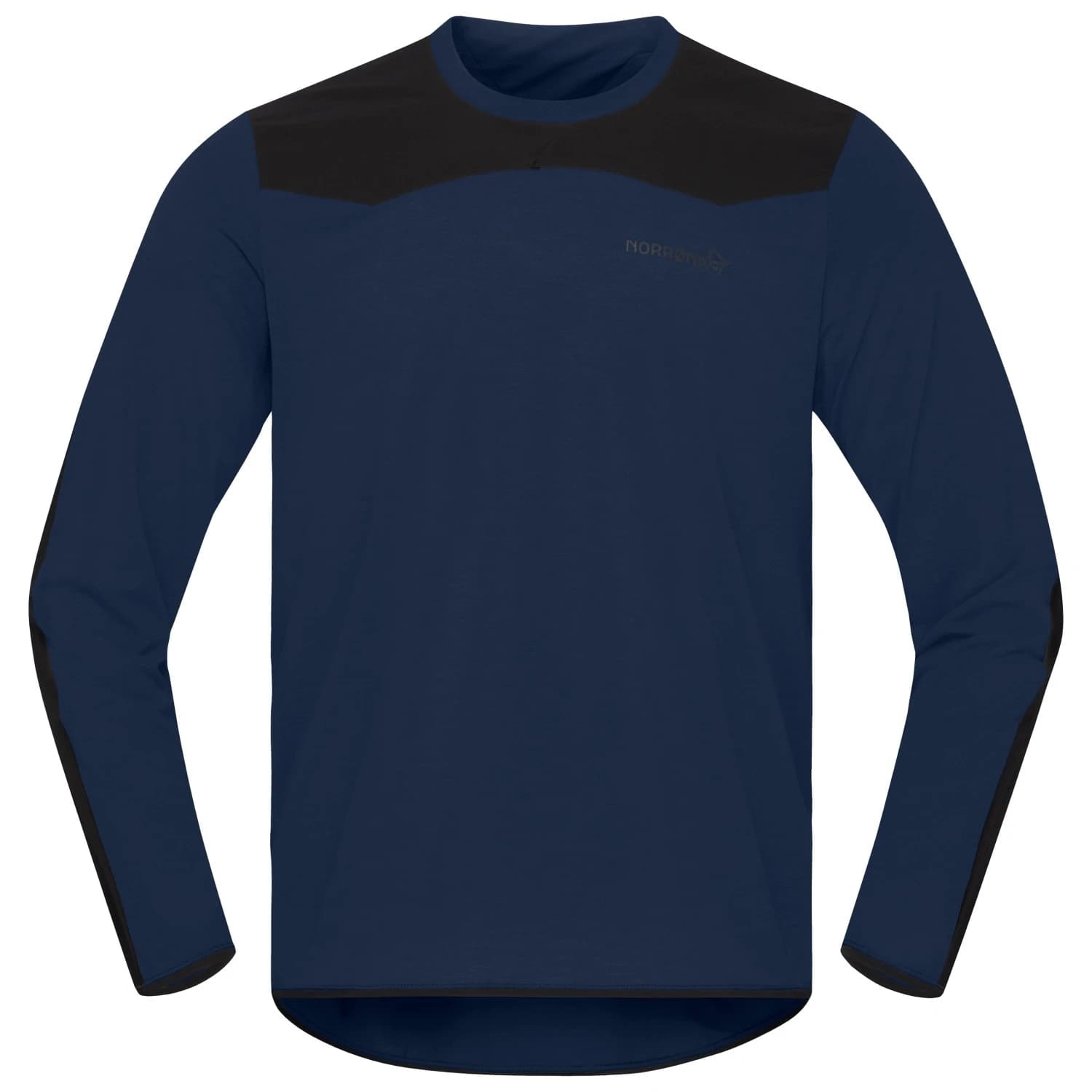 Мъжка фланелка с дълъг ръкав за колоездене Norrøna Skibotn Equaliser Tech Long Sleeve Cycling jersey - Indigo Night