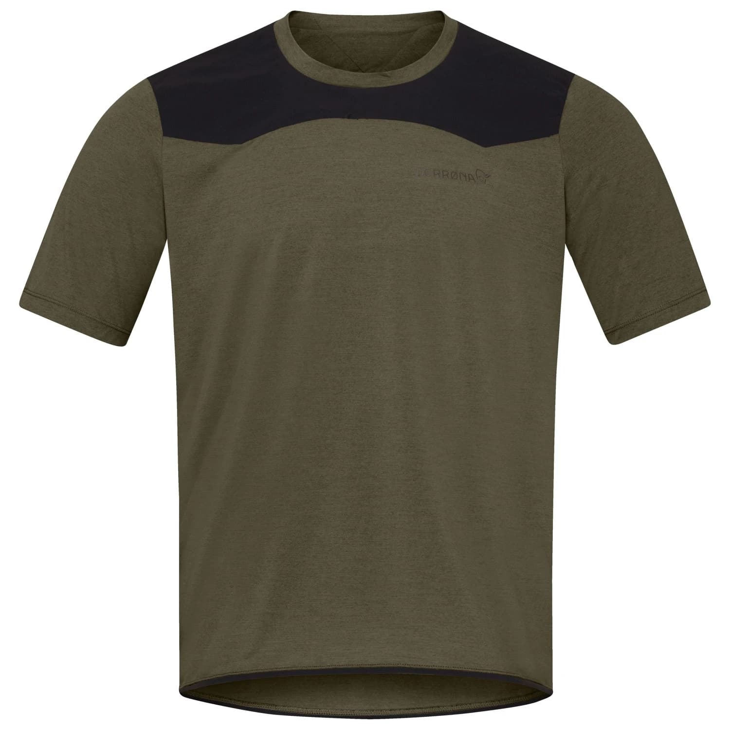 Мъжка фланелка с къс ръкав за колоездене Norrøna Skibotn Equaliser Tech T-Shirt Cycling jersey - Olive Night