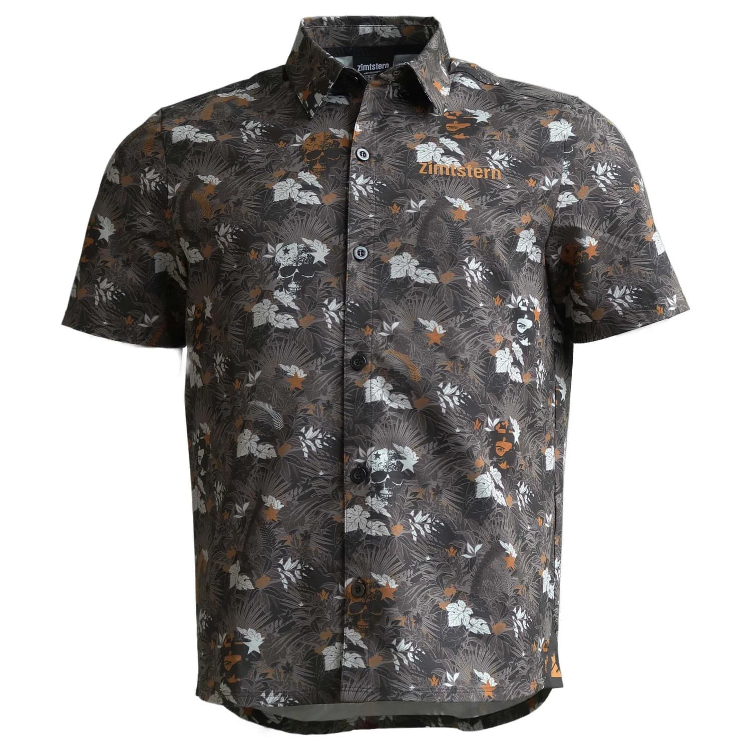 Мъжка фланелка с къс ръкав за колоездене Zimtstern Braapz Riding Shirt S/S Cycling jersey - Pirate Black