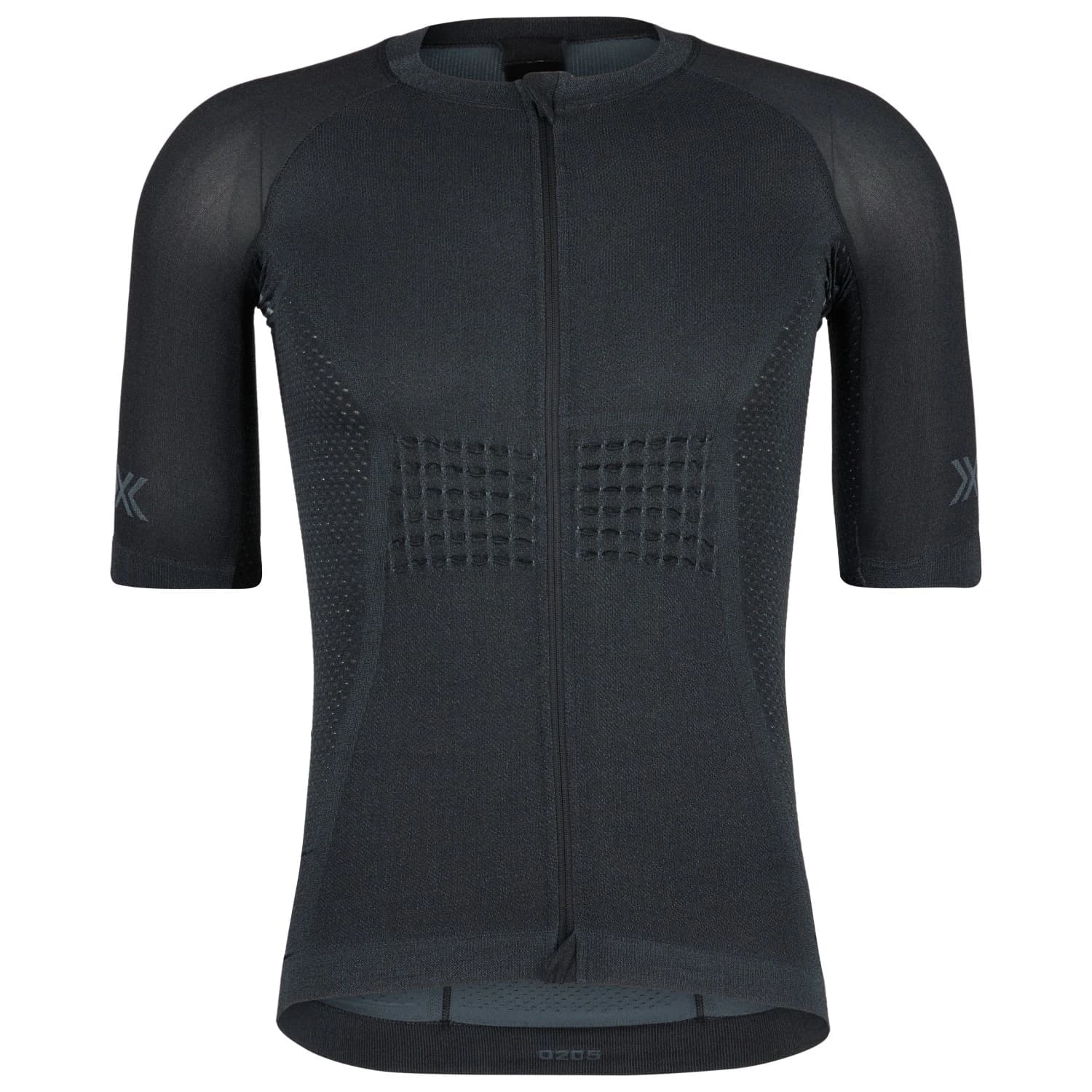 Мъжка фланелка с къс ръкав за колоездене X-Bionic Xceed Ride Jersey S/S Cycling jersey - X Black / Rhino Grey