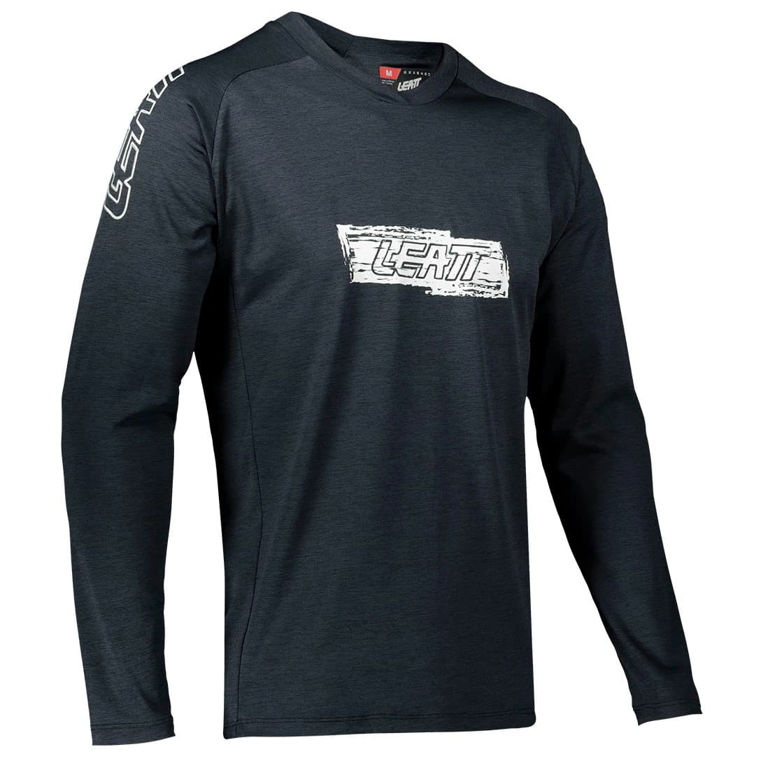 Фланелка с дълъг ръкав за колоездене Leatt MTB Gravity 2.0 Jersey Cycling jersey - Black II