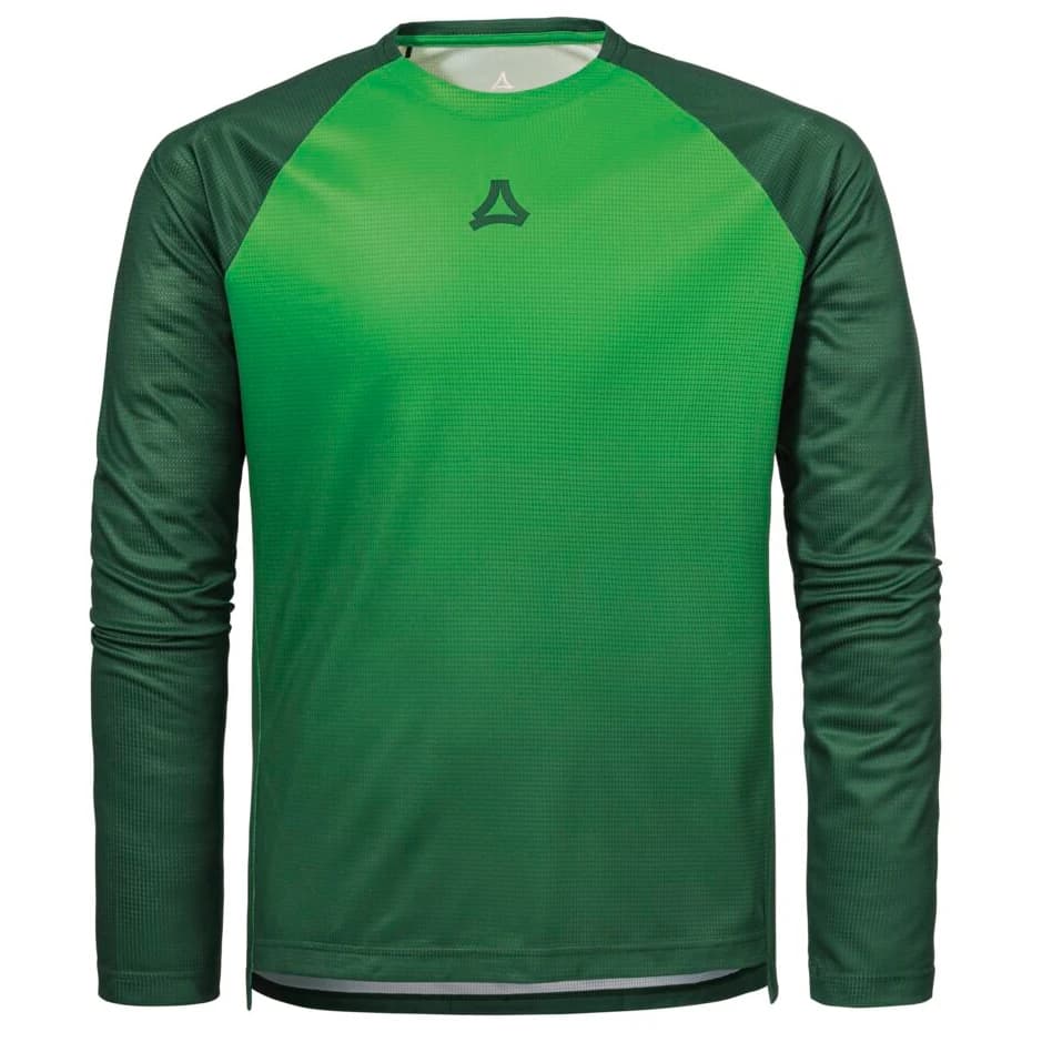 Мъжка фланелка с дълъг ръкав за колоездене Schöffel Longsleeve Style Koitere Cycling jersey - Fir Green