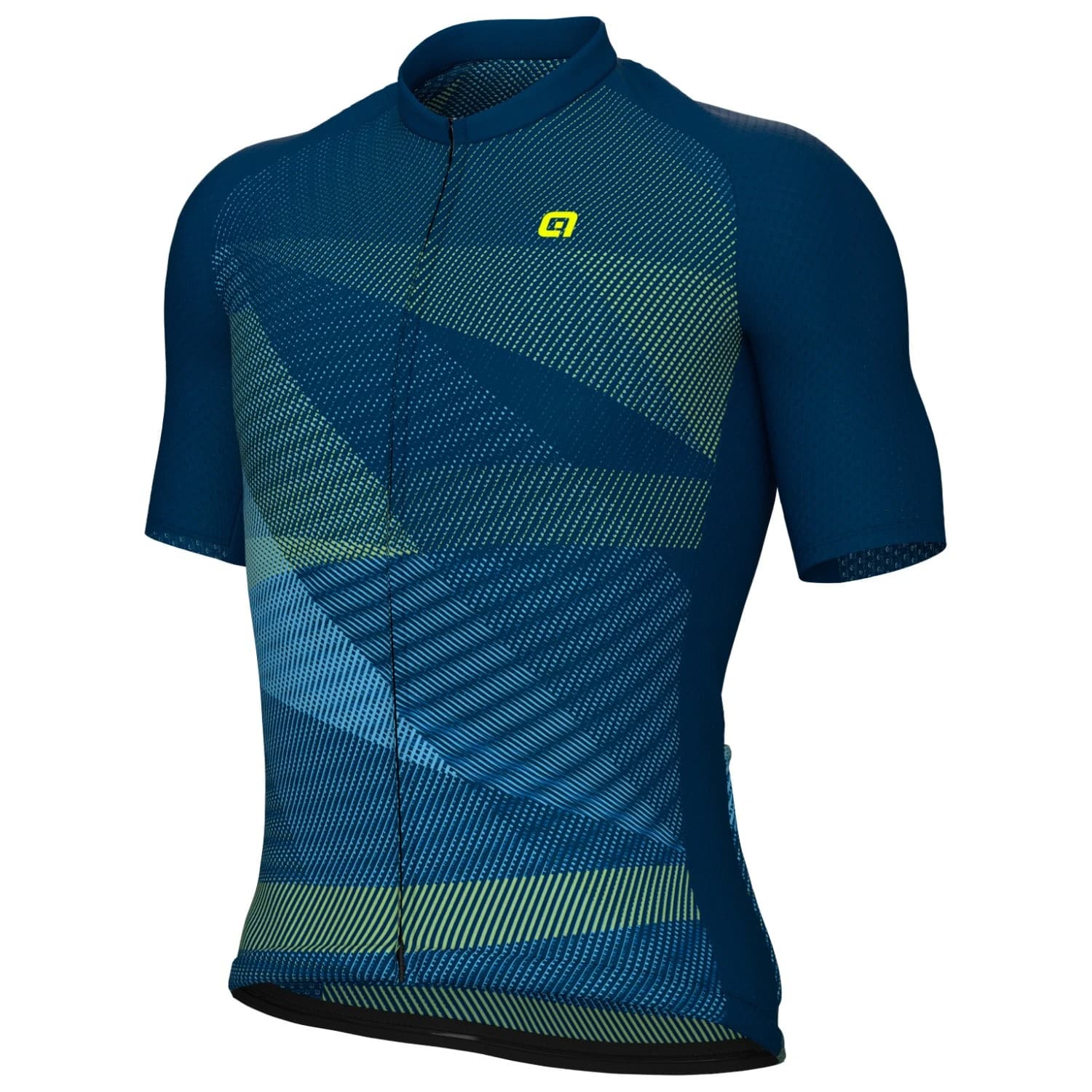 Мъжка фланелка с къс ръкав за колоездене Alé Pragma Connect Jersey Cycling jersey - Blue