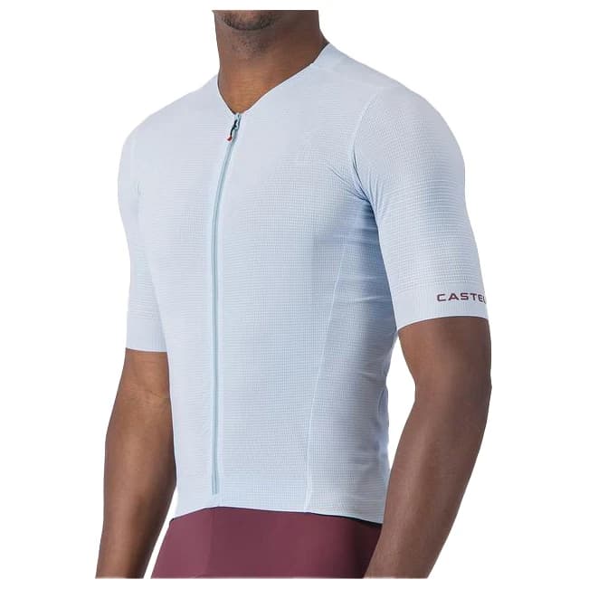 Мъжка фланелка с къс ръкав за колоездене Castelli Premio Evo Jersey Cycling jersey - Winter Sky