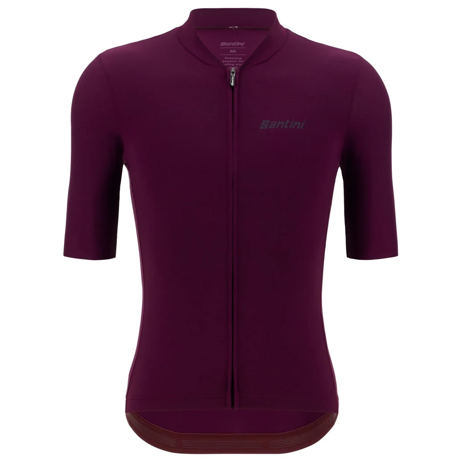 Фланелка с къс ръкав за колоездене Santini Sensation S/S Jersey Cycling jersey - Bordeaux