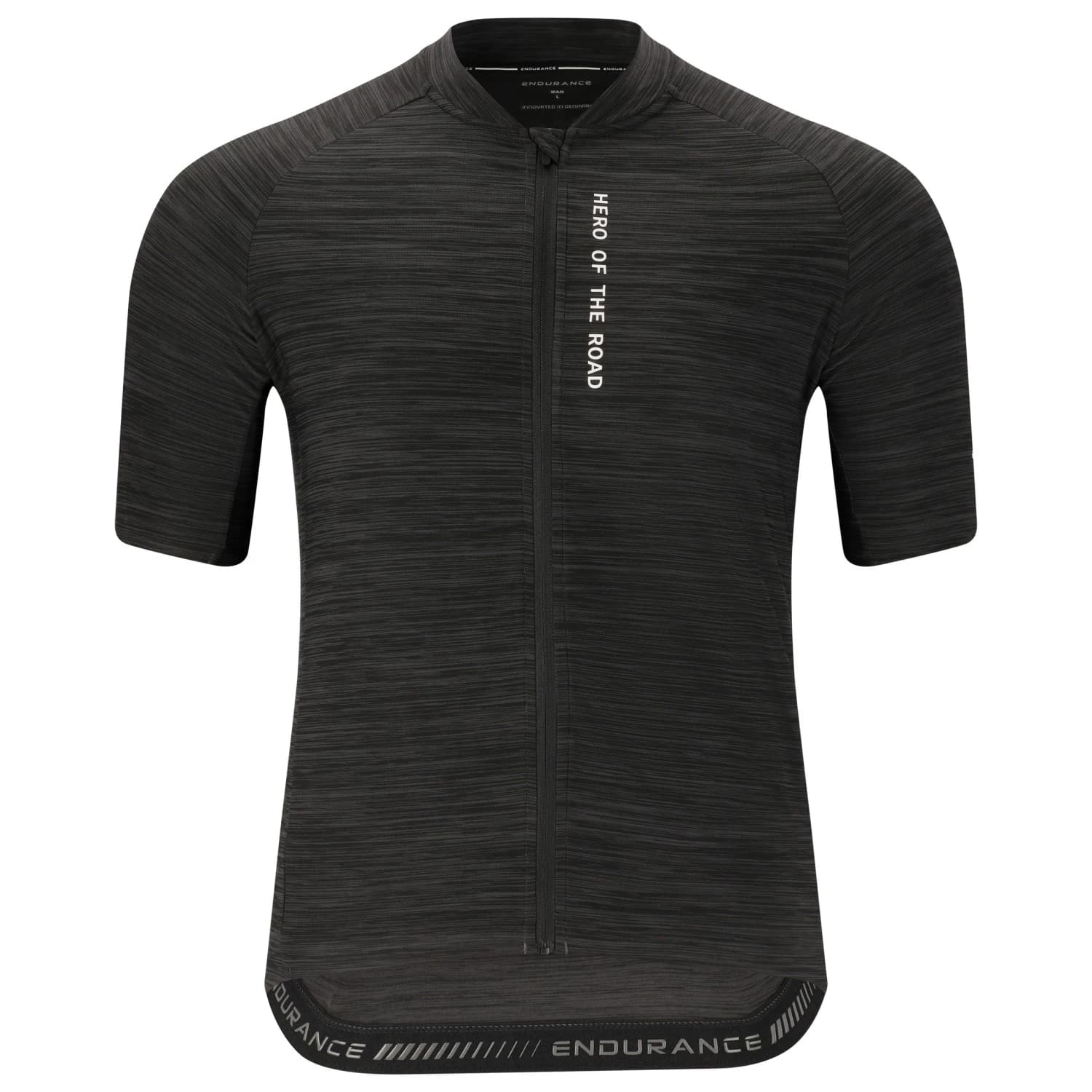 Фланелка с къс ръкав за колоездене Endurance Logan Cycling/MTB Melange S/S Jersey Cycling jersey - Black